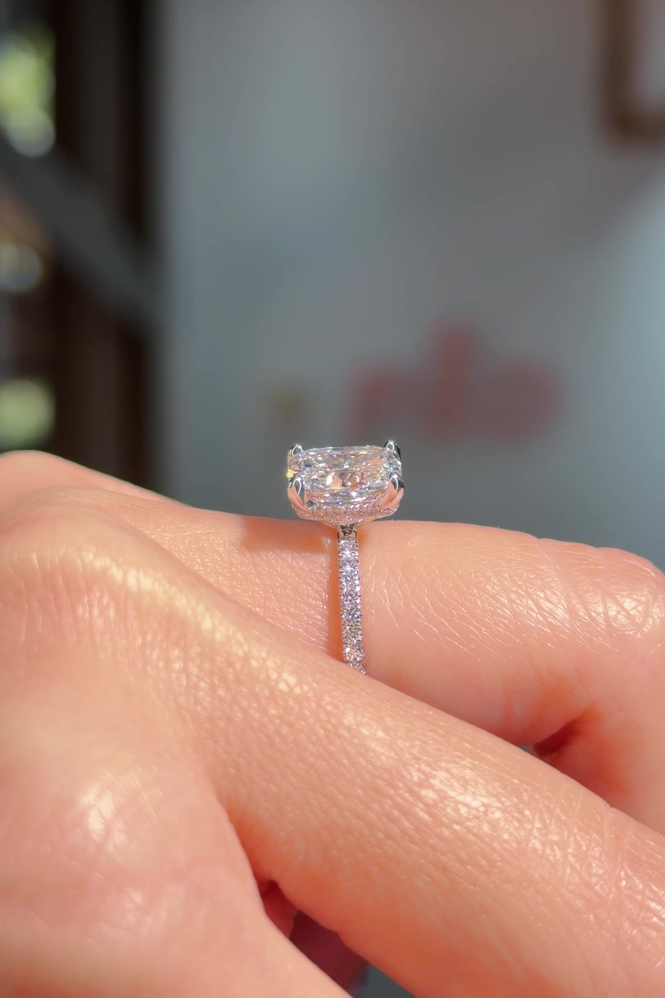 2.03ct E-VS1 Cushion Lab Diamond Stephanie