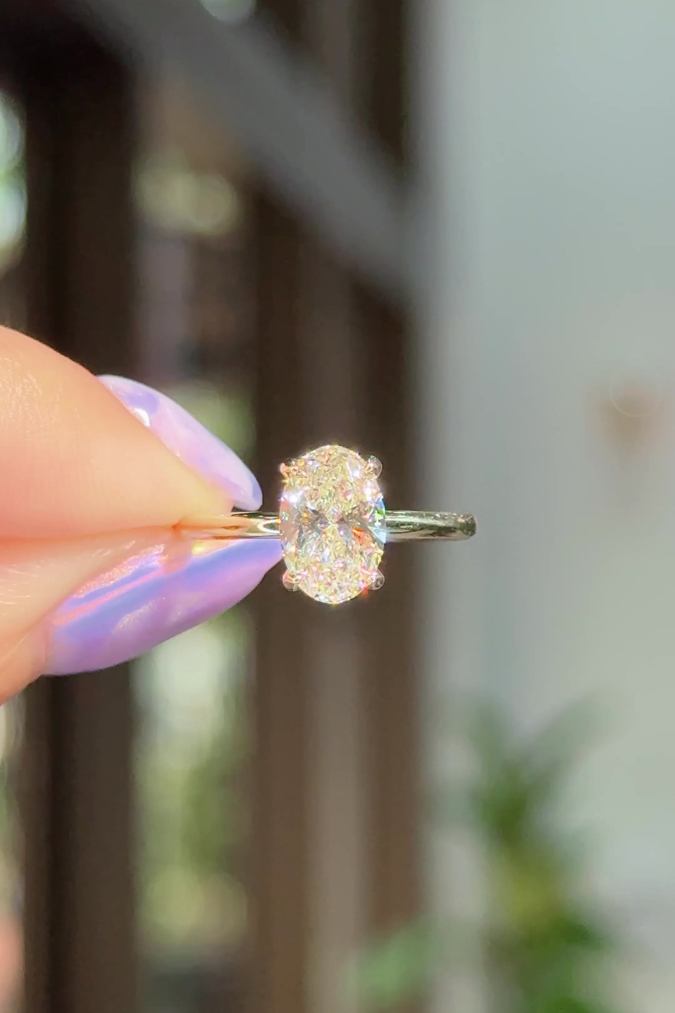 1.55ct E-VVS2 Oval Lab Diamond Kayla