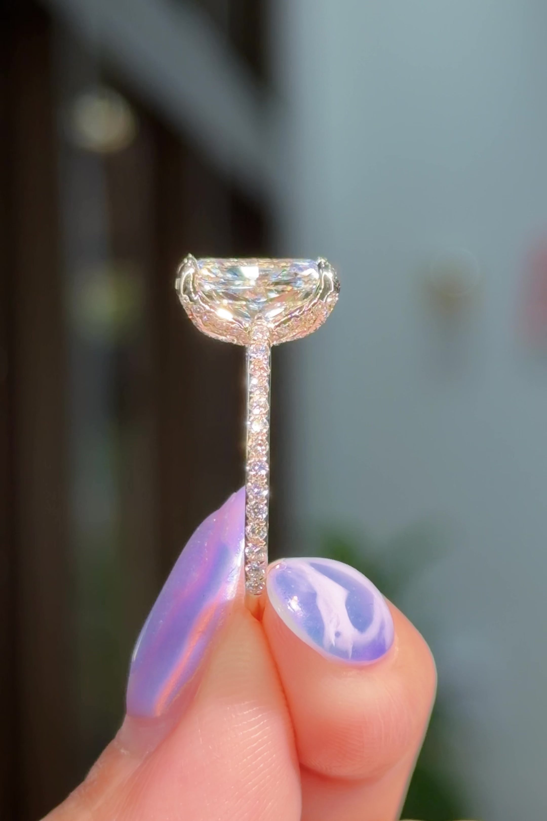 3.01ct E-VS1 Radiant Lab Diamond Isabela