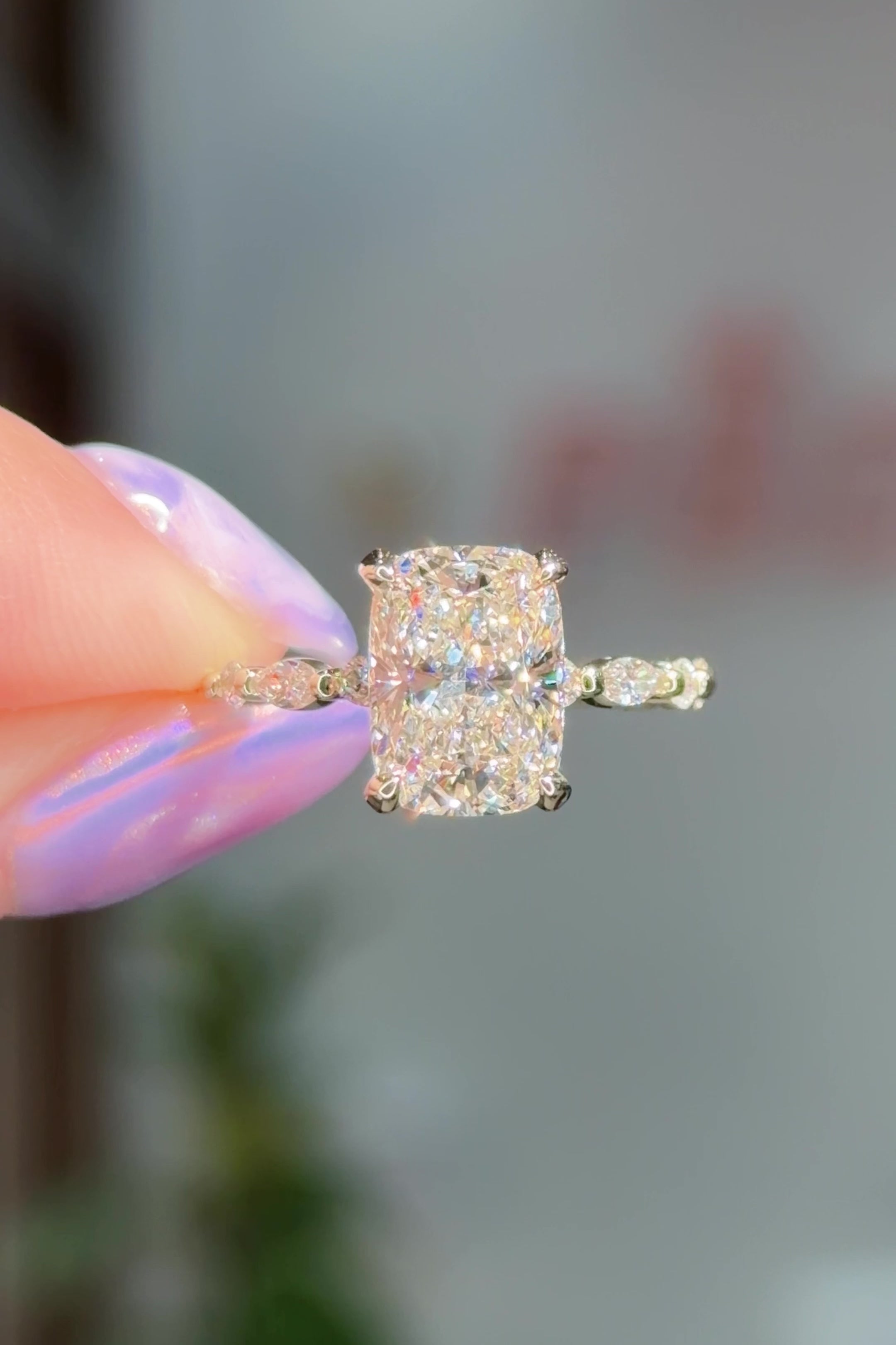 2.55ct D-VVS2 Cushion Lab Diamond Rei