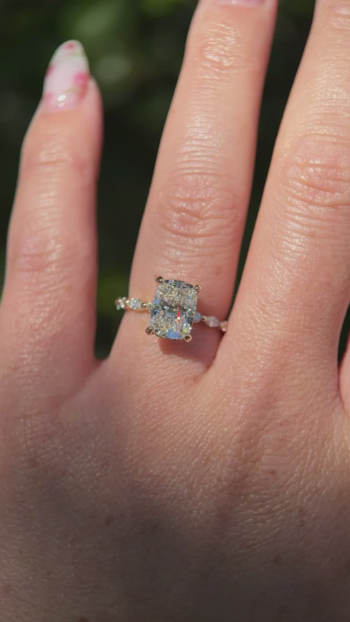 2.50ct D-VS1 Cushion Lab Diamond Rei