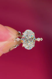 4.05ct E-VVS2 Oval Lab Diamond Rei