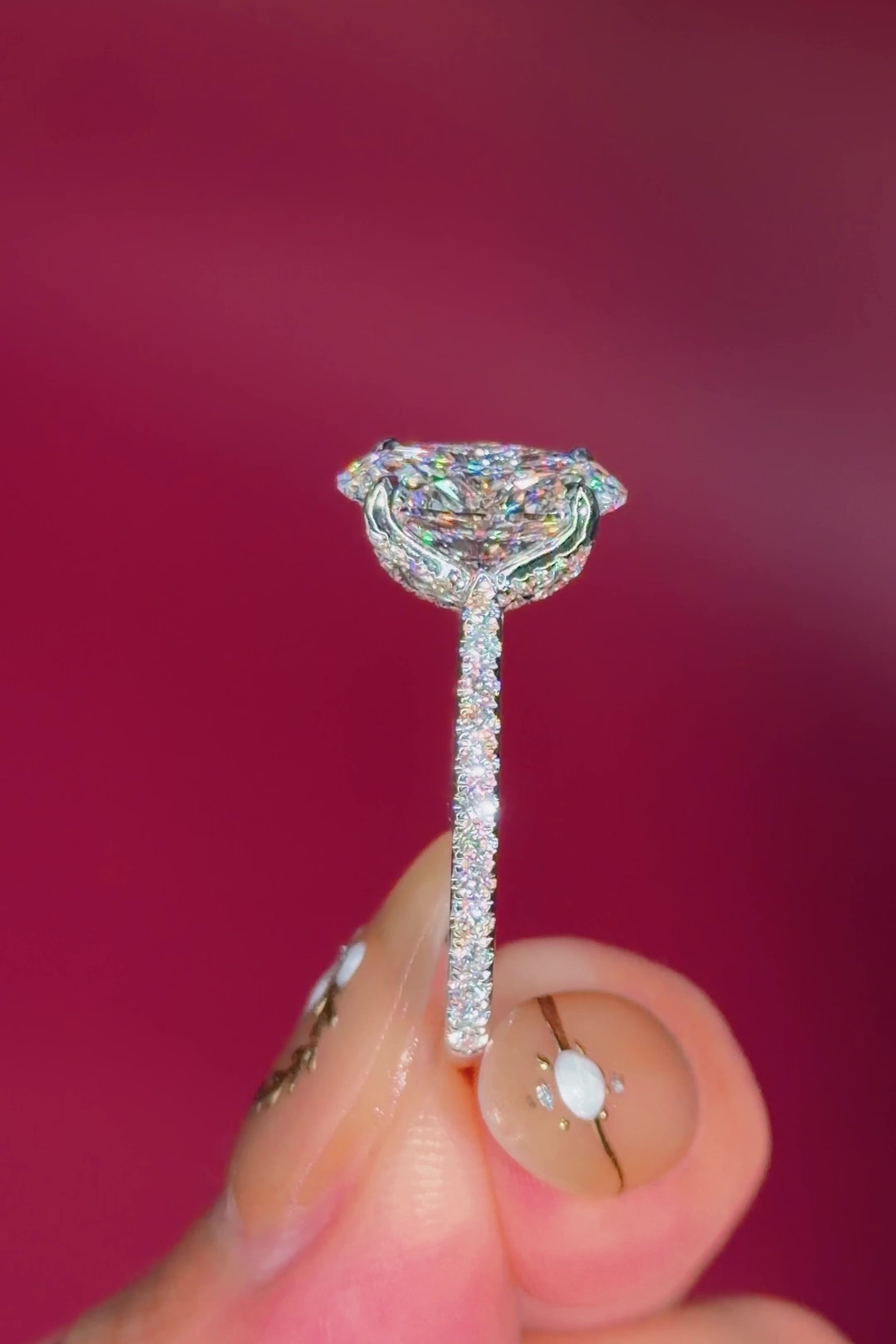 3.04ct D-VS1 Oval Lab Diamond Isabela