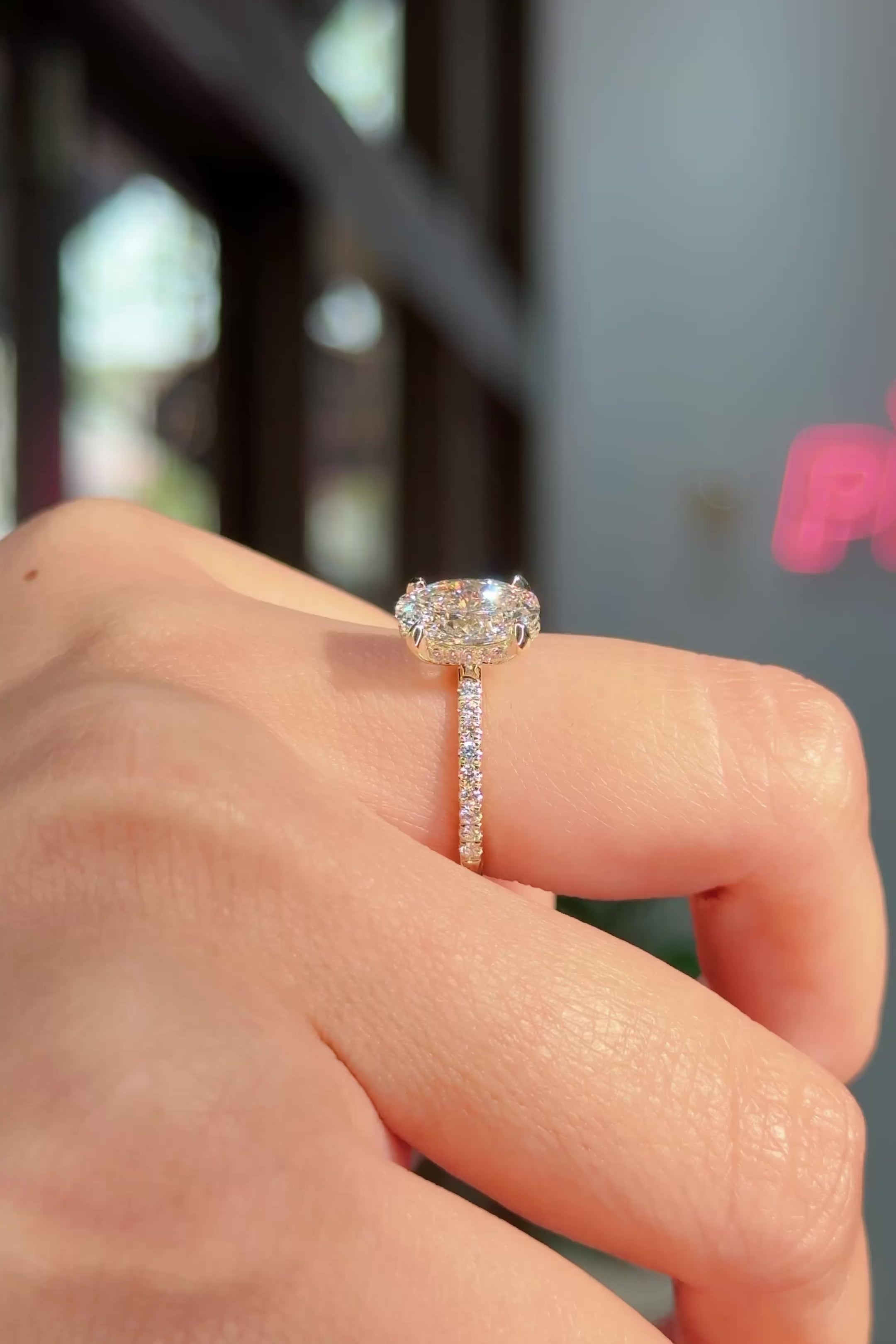 1.72ct D-VS1 Oval Lab Diamond Kayla