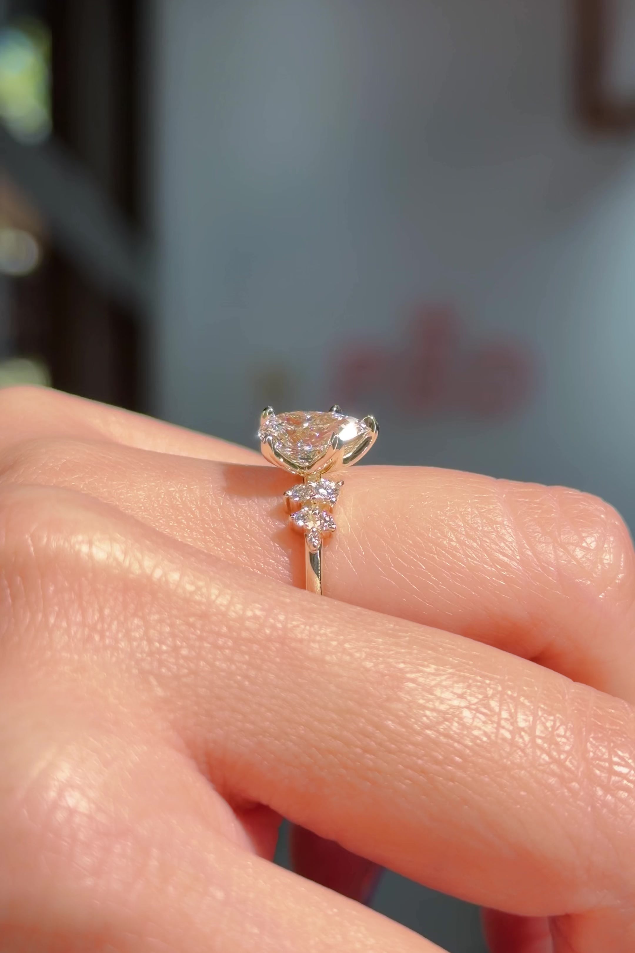 1.23ct E-VVS2 Pear Lab Diamond Nova