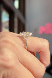 2.57ct D-VS1 Marquise Lab Diamond Sarah