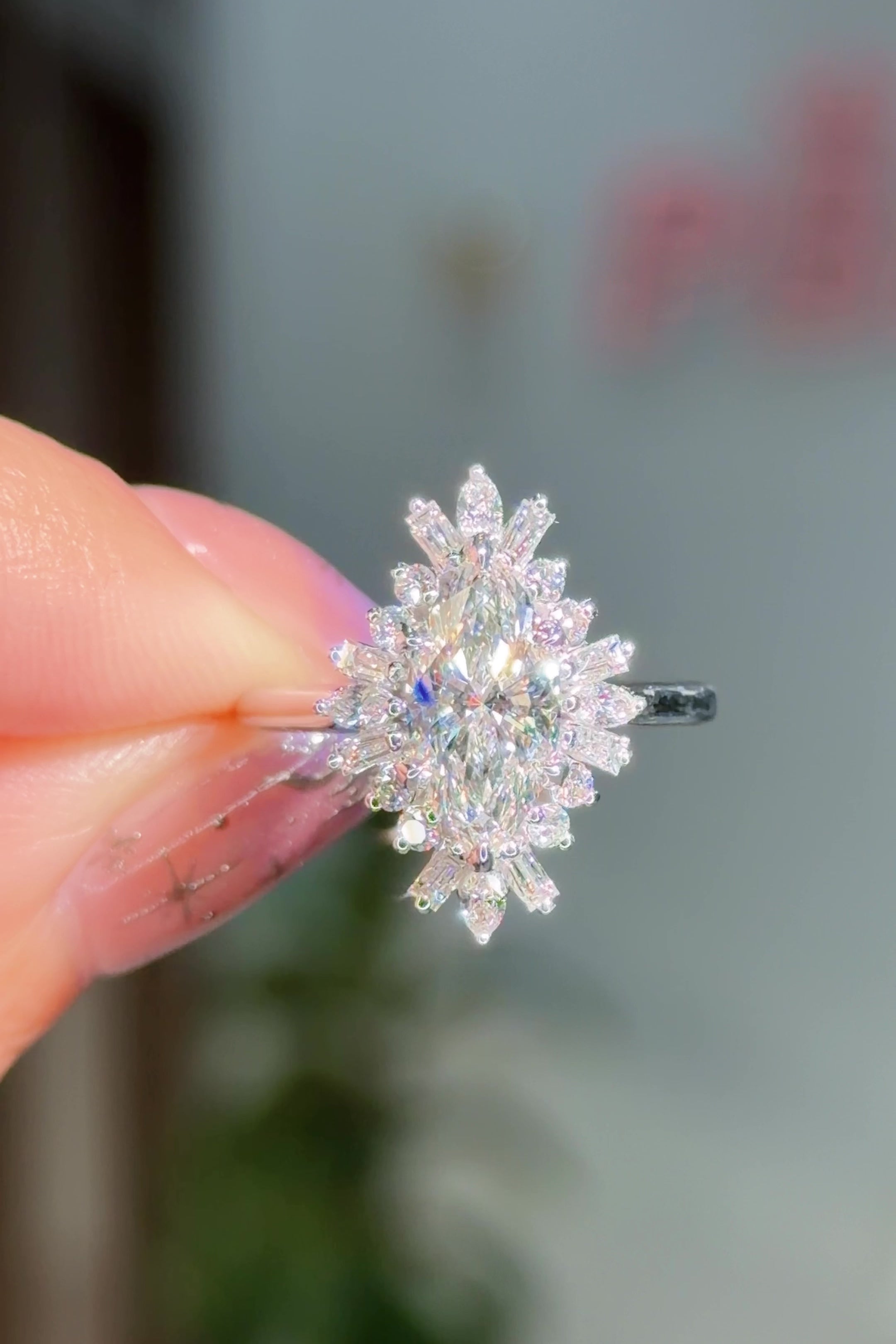 1.51ct D-VS1 Marquise Lab Diamond Sunnie