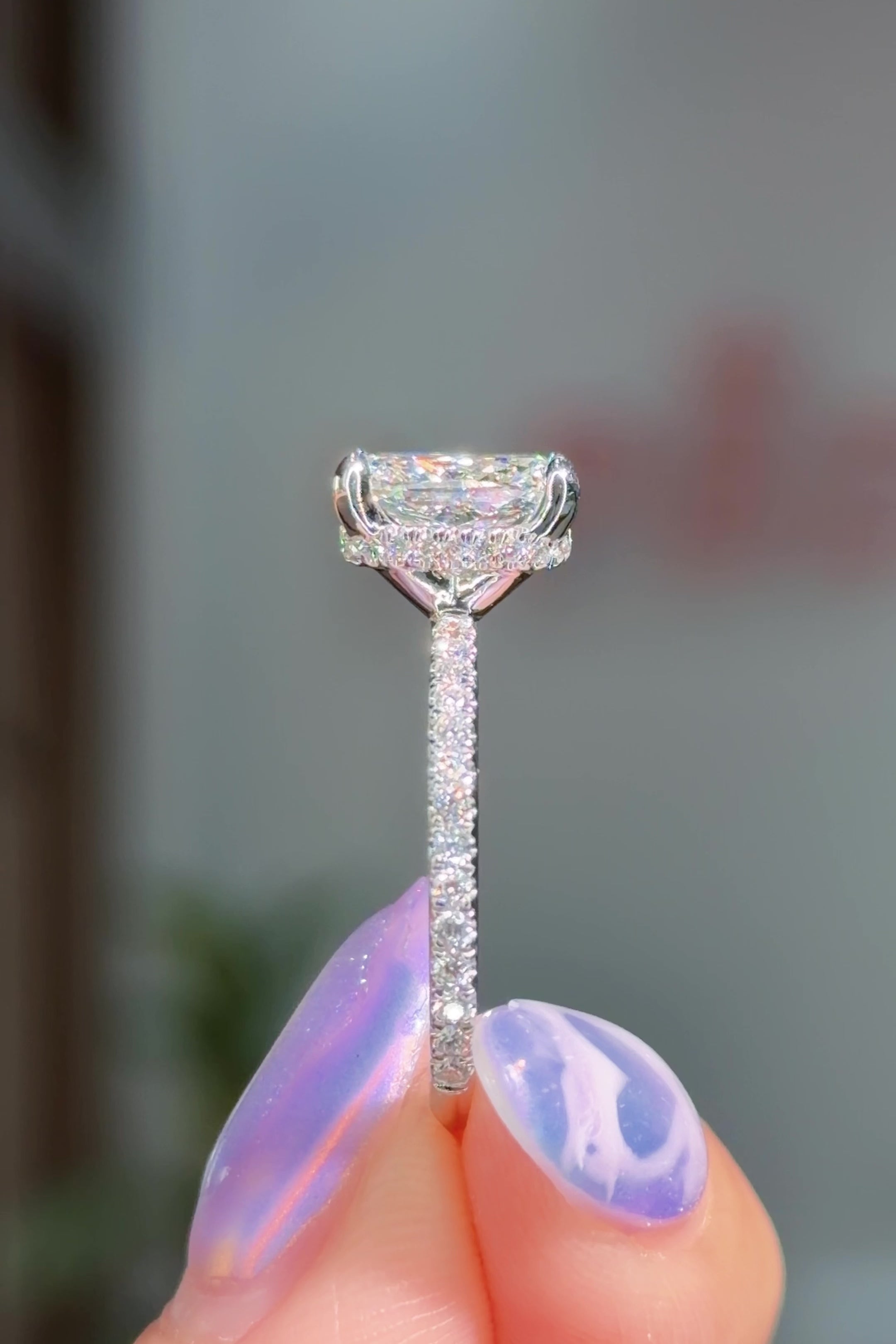 2.03ct E-VS1 Cushion Lab Diamond Stephanie
