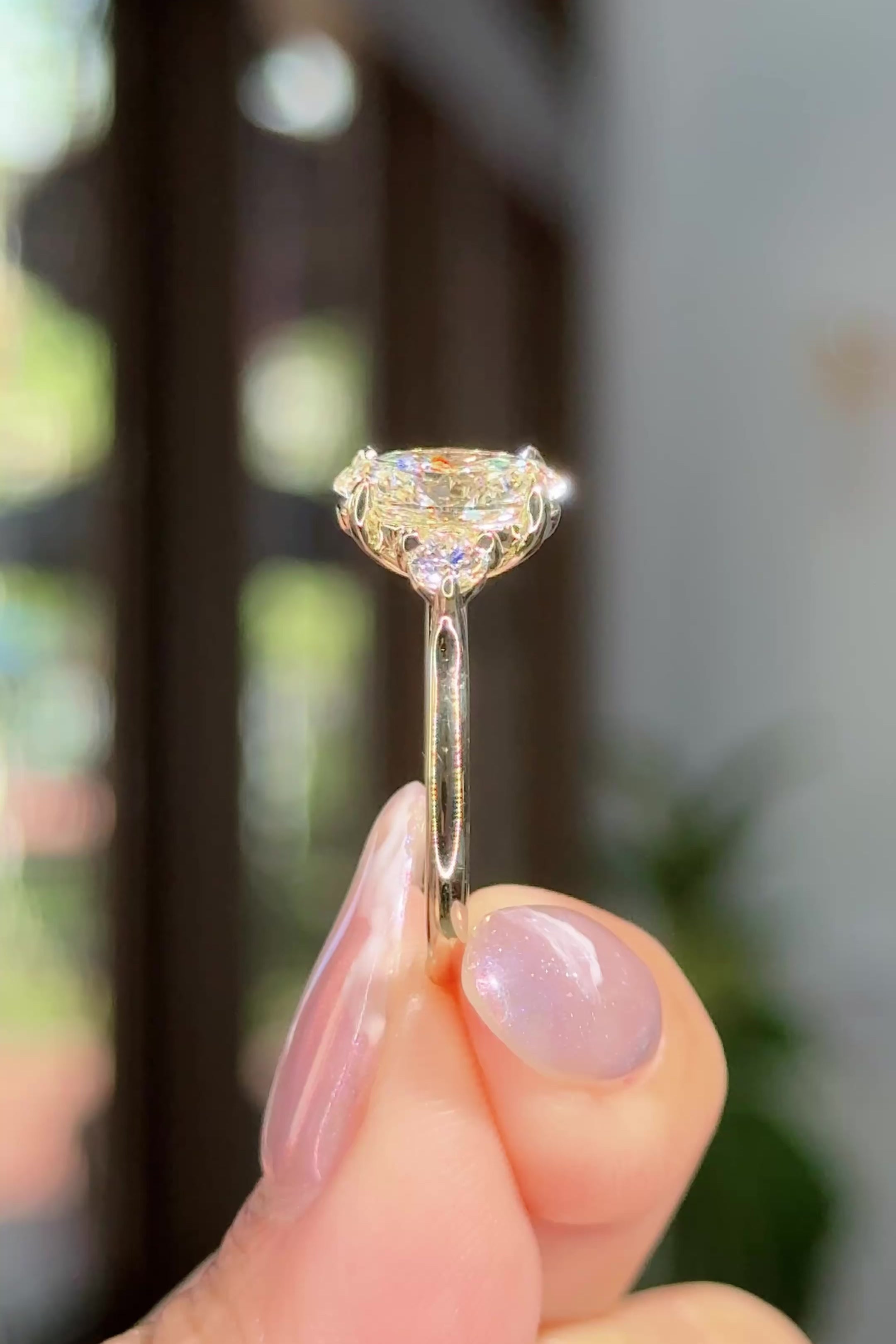 2.05ct D-VVS2 Oval Lab Diamond Meghan