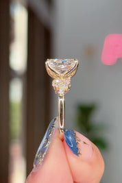 3.01ct D-VS1 Radiant Lab Diamond Supernova