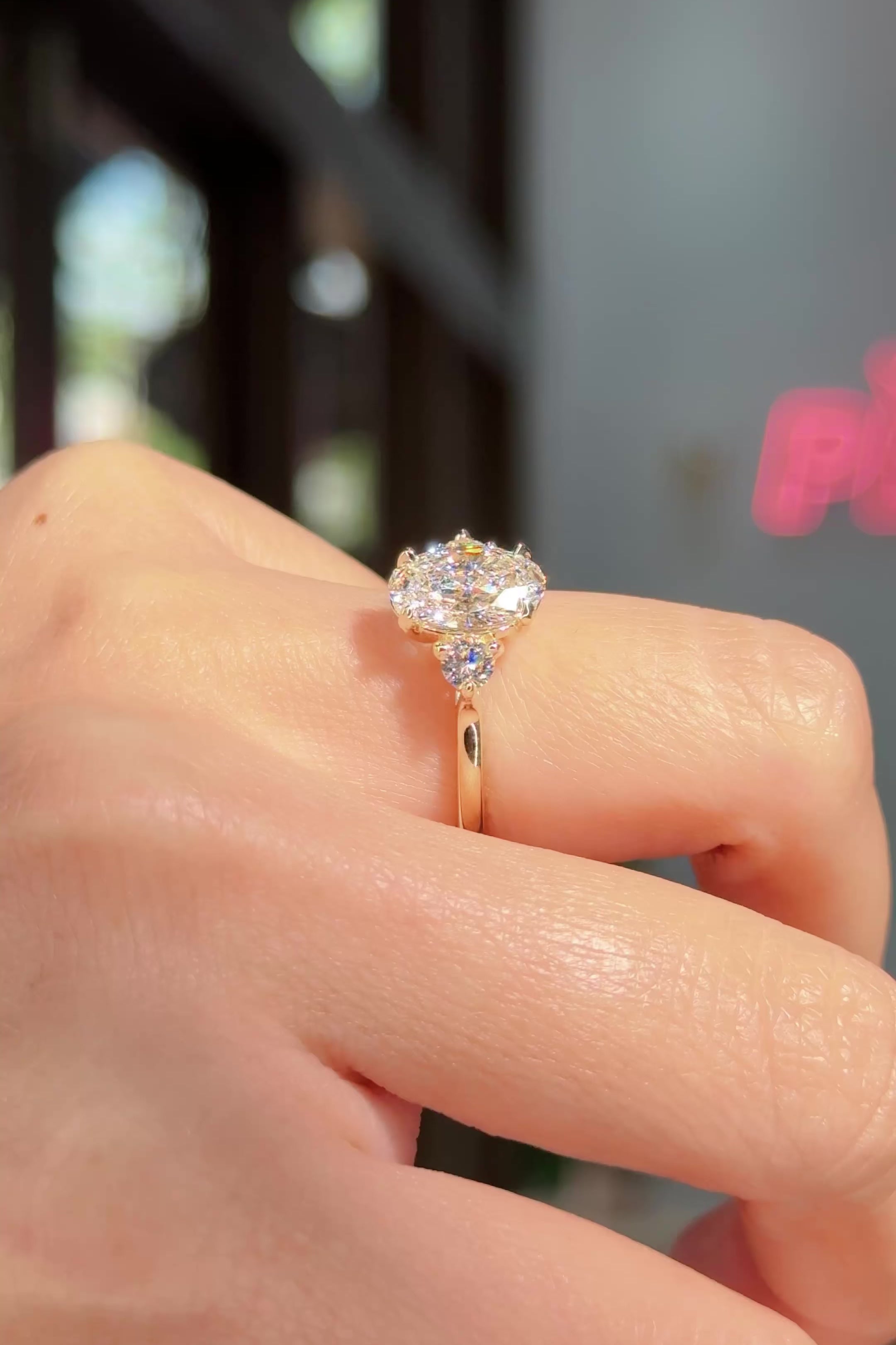 2.05ct D-VVS2 Oval Lab Diamond Meghan