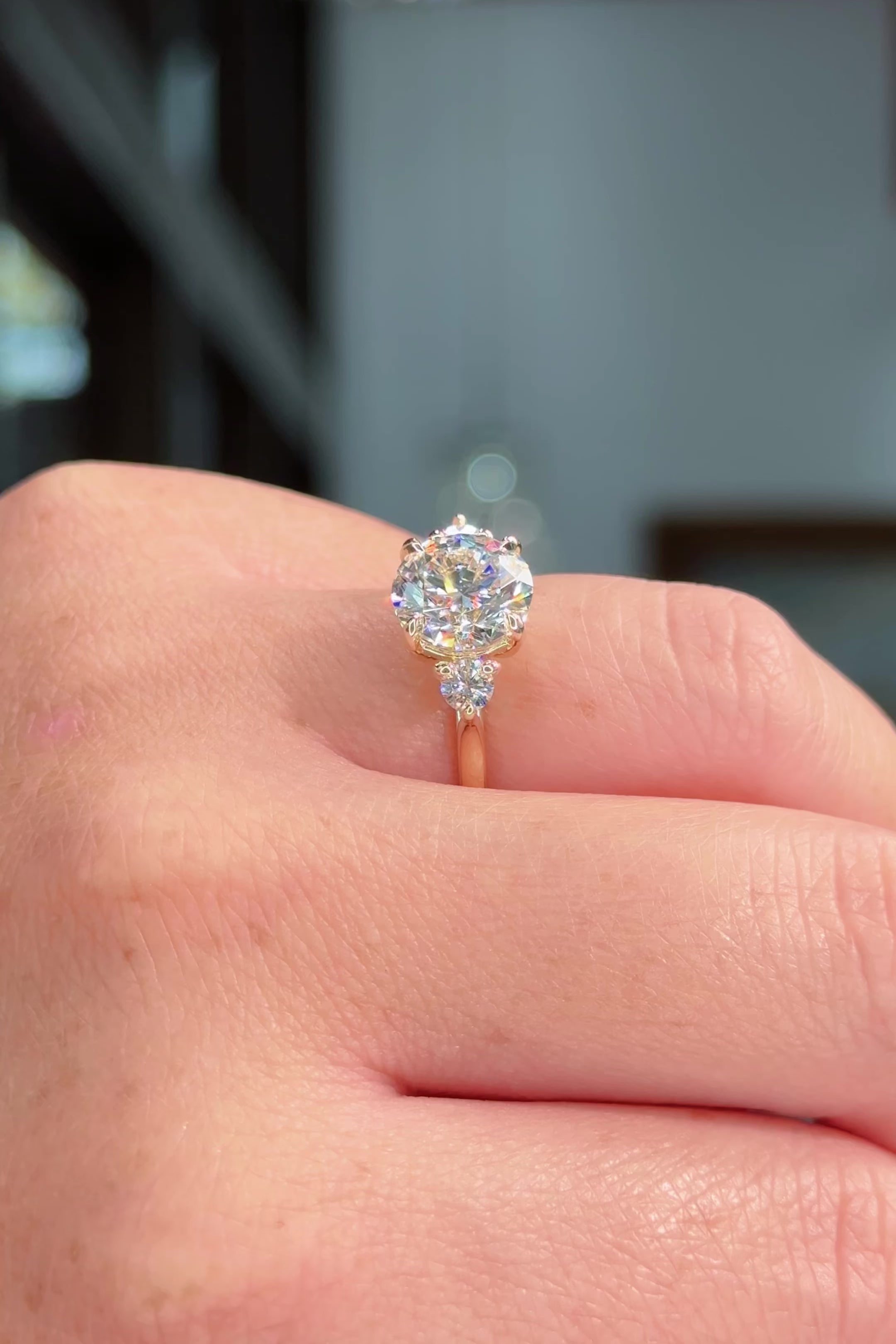 3.26ct E-VS1 Round Lab Diamond Meghan