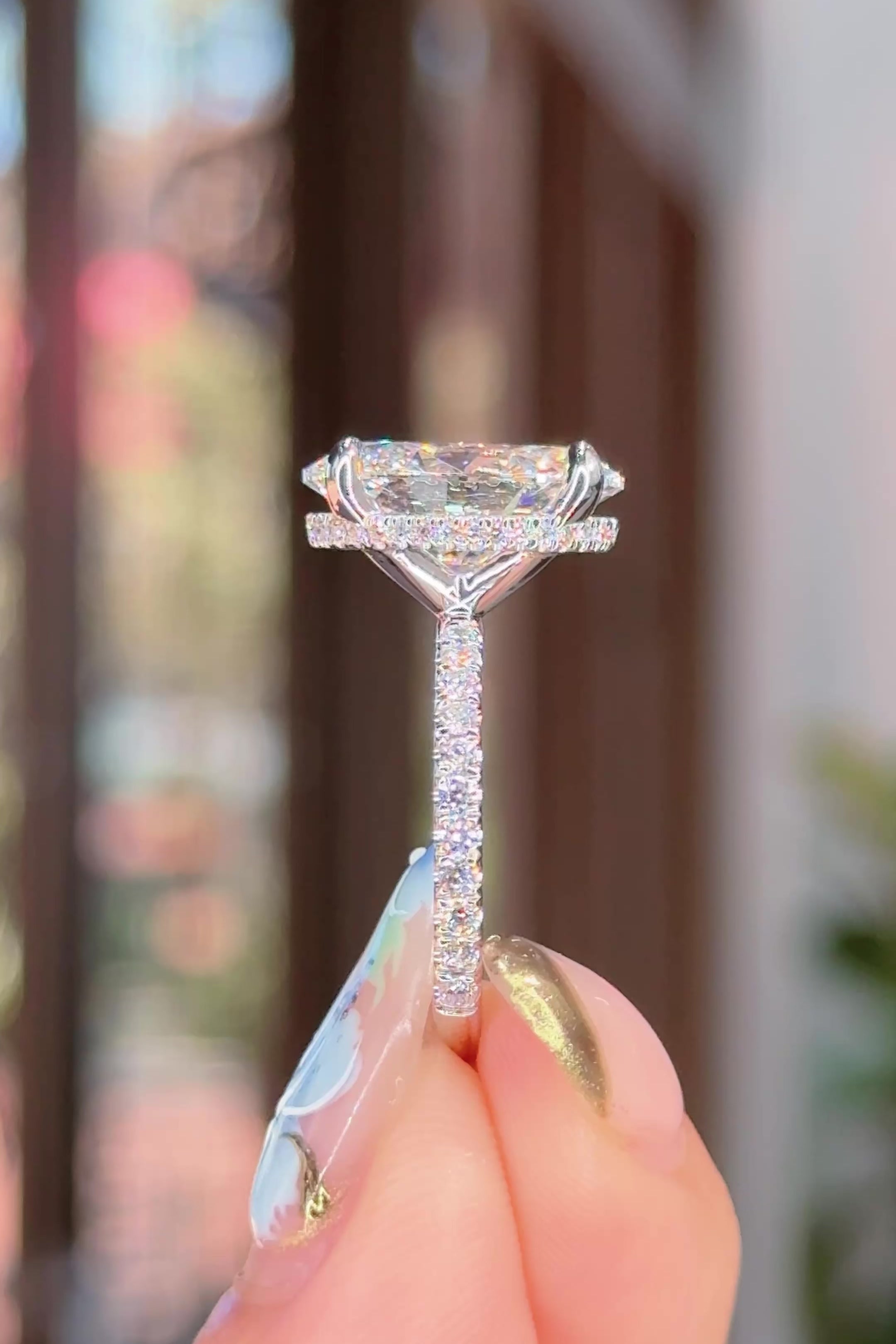 5.01ct D-VS1 Oval Lab Diamond Stephanie
