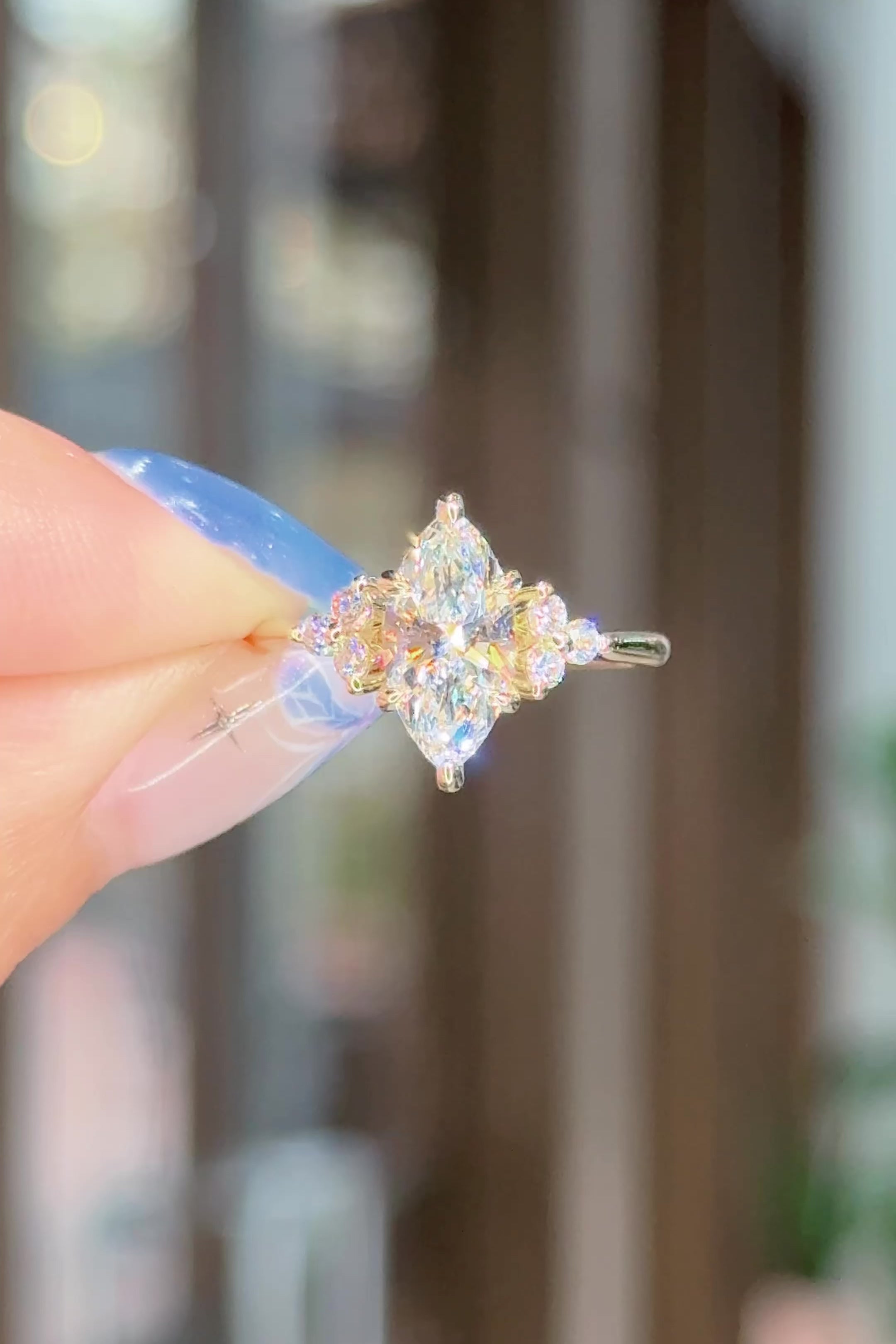 1.23ct D-VS1 Marquise Lab Diamond Lindsey