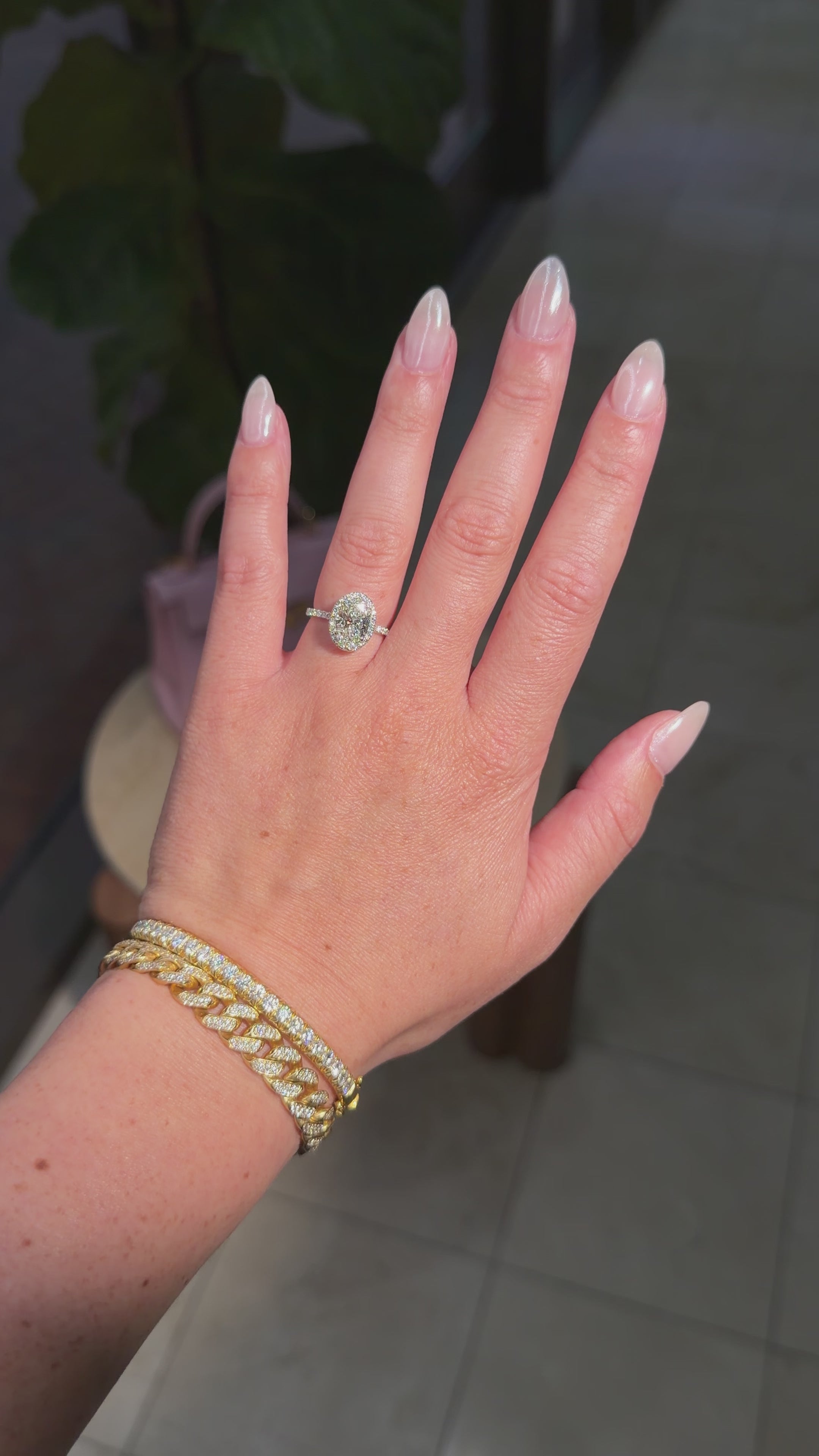 2.06ct E-VVS2 Oval Lab Diamond Angela