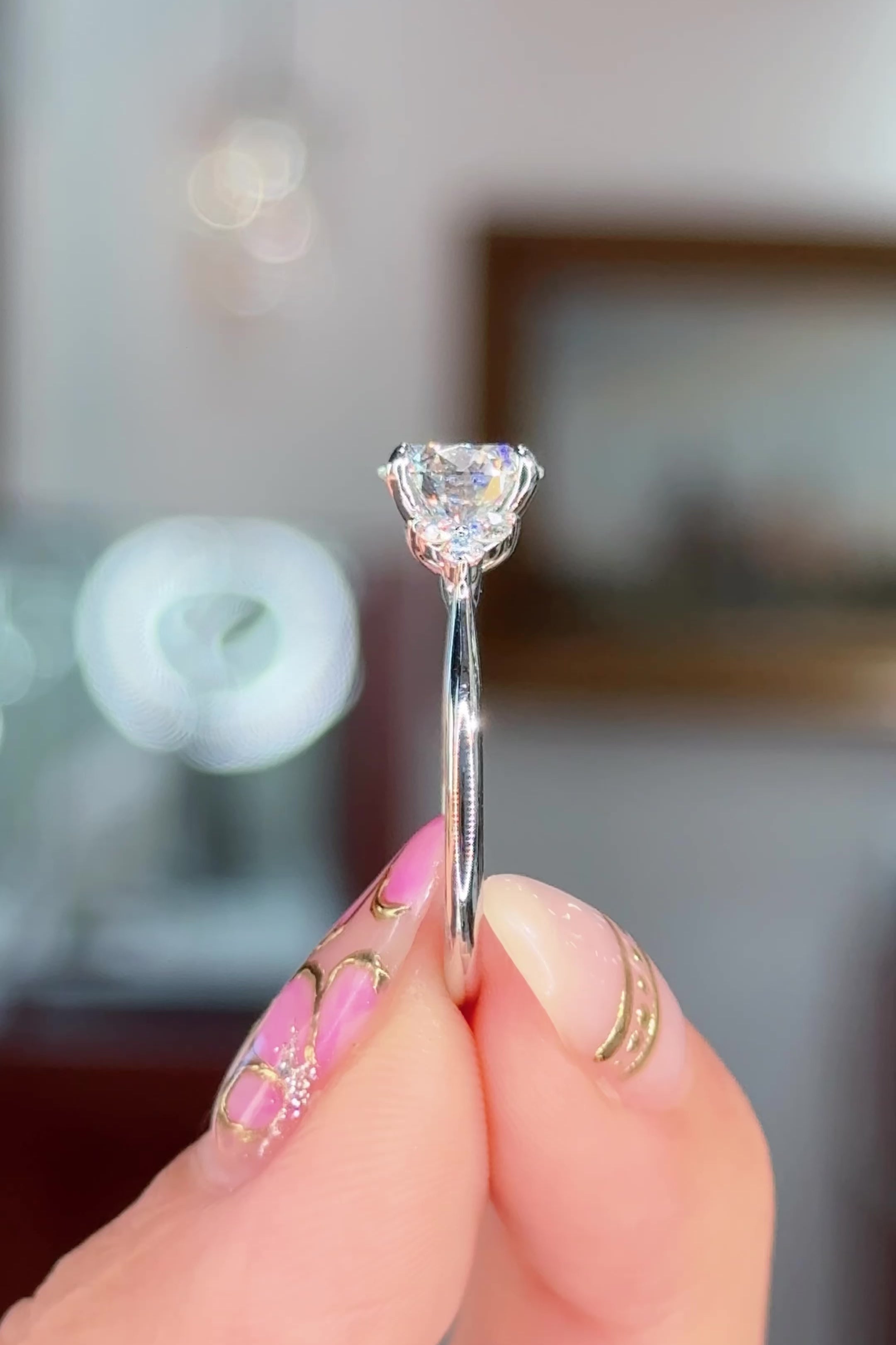 1.50ct D-VS1 Round Lab Diamond Lindsey