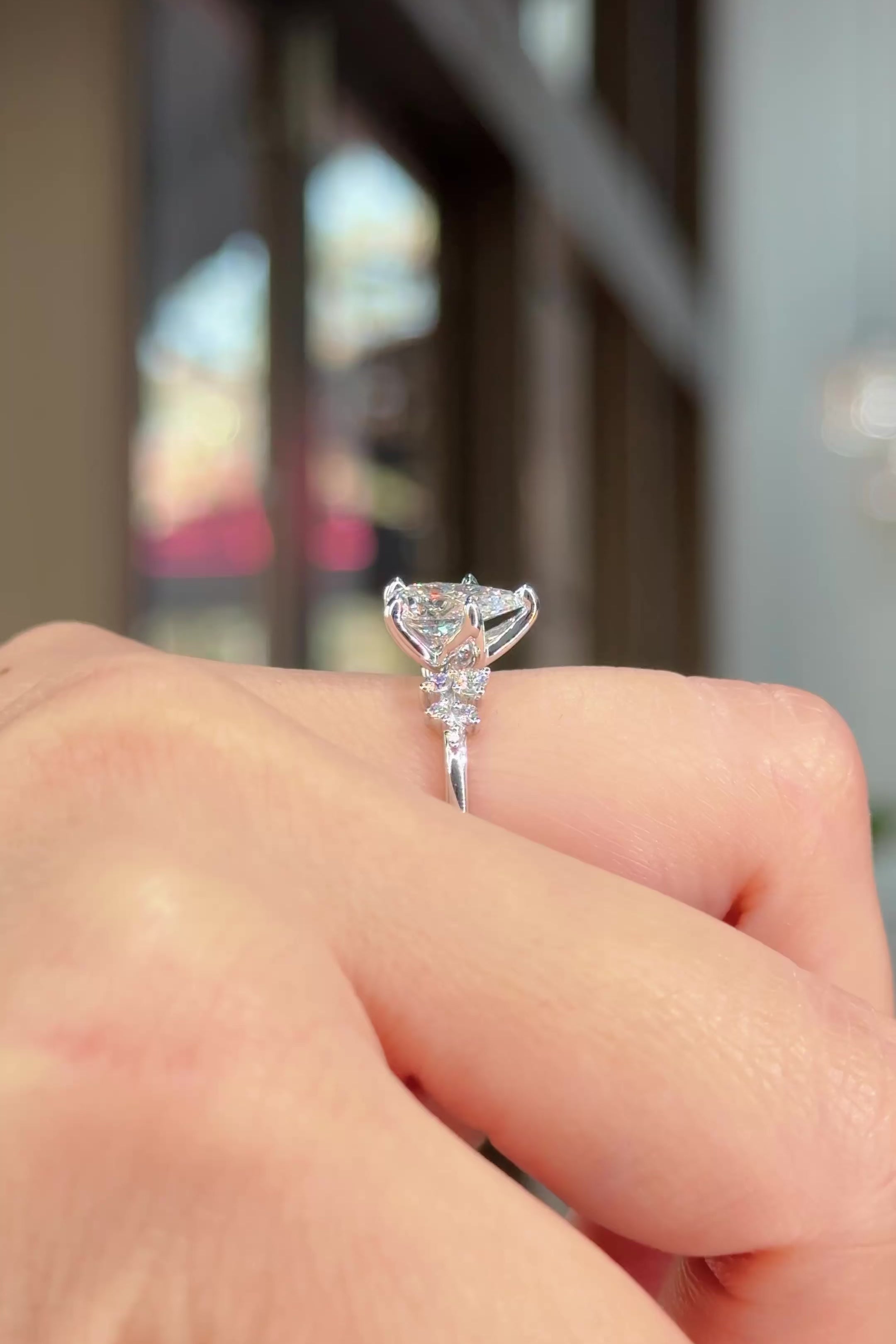 1.20ct D-VS1 Pear Lab Diamond Nova