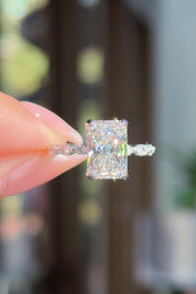 3.05ct D-VS1 Radiant Lab Diamond Rei