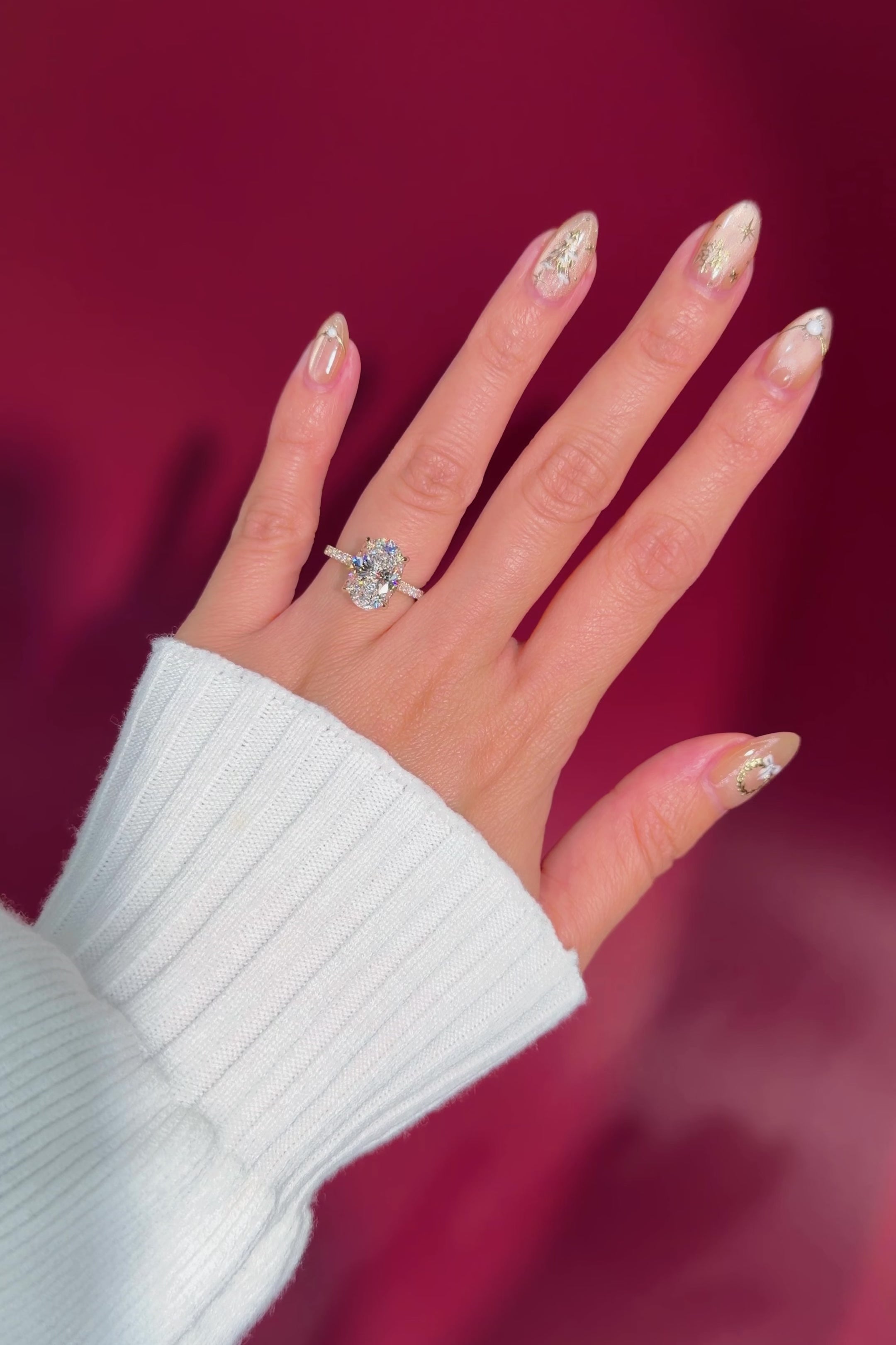 4.03ct D-VS1 Oval Lab Diamond Isabela