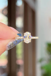 1.23ct D-VS1 Oval Lab Diamond Stephanie