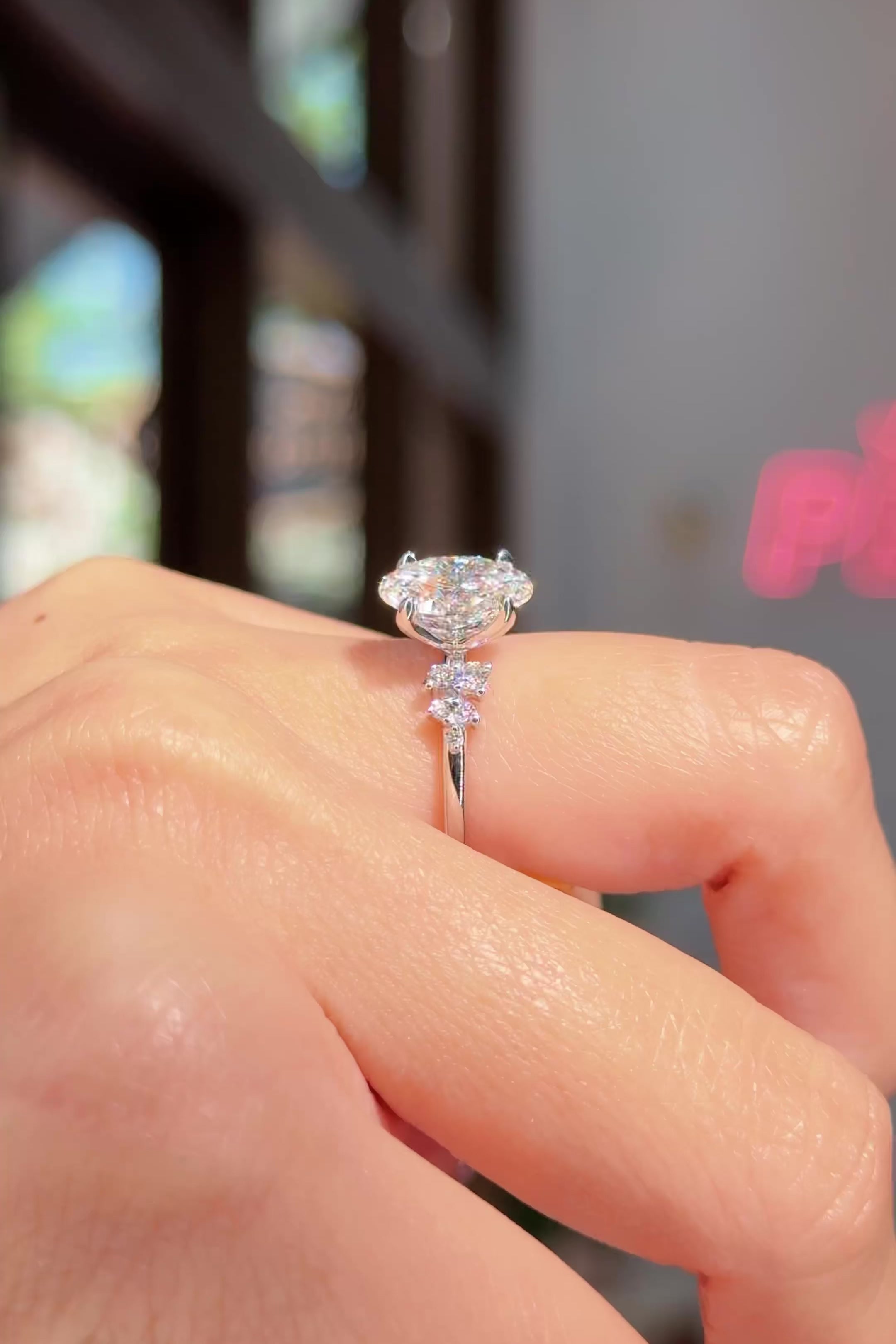 2.21ct F-VS1 Oval Lab Diamond Nova