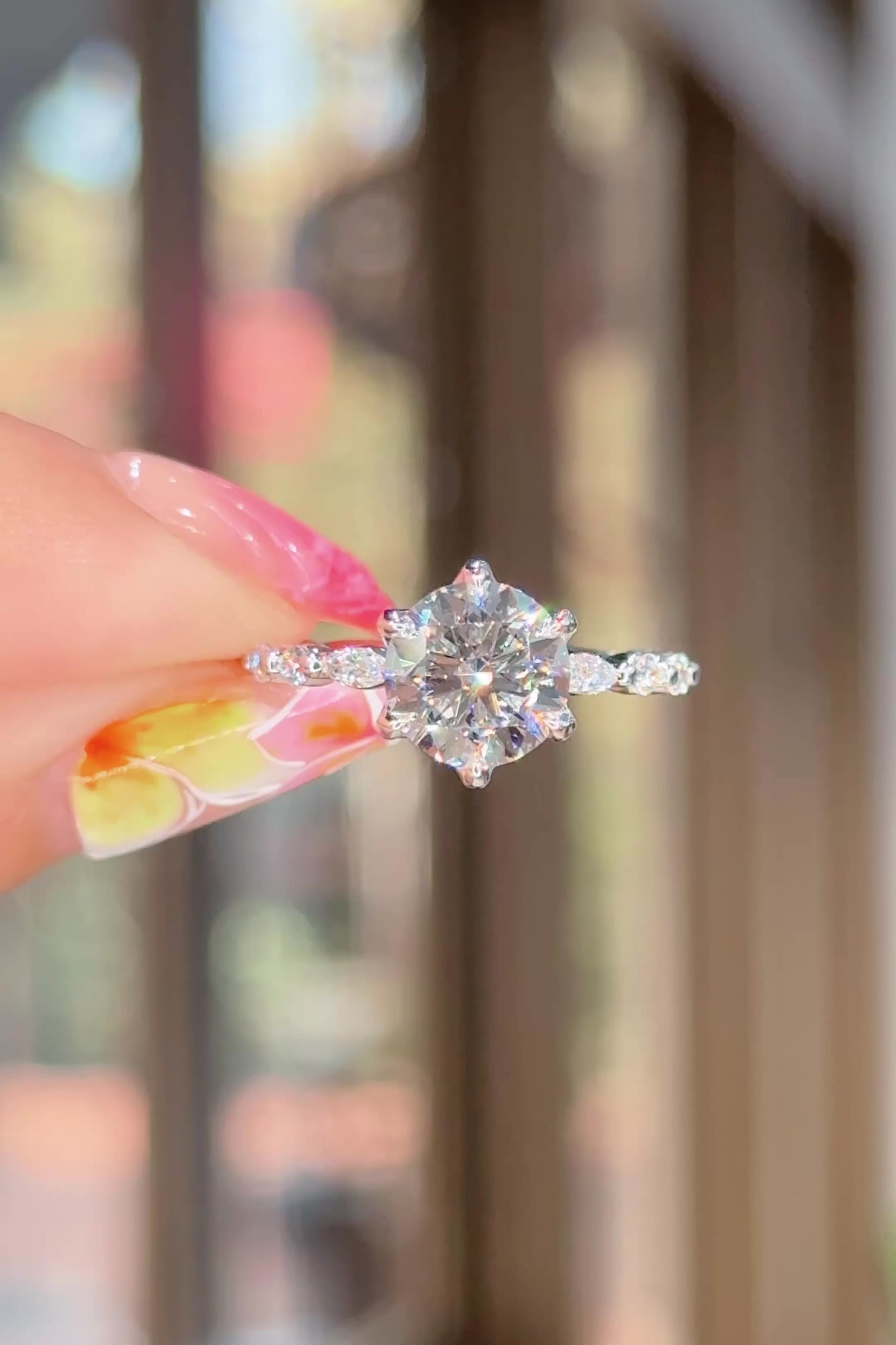 2.01ct D-VS1 Round Lab Diamond Ren