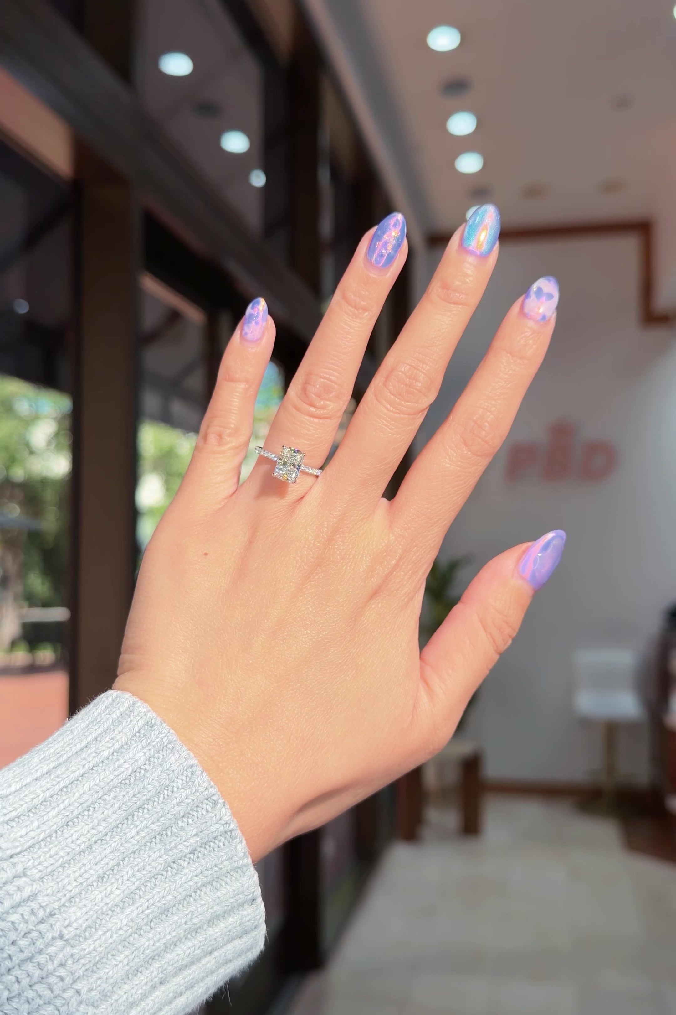 2.03ct E-VS1 Cushion Lab Diamond Stephanie