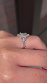 3.04ct F-VS1 Marquise Lab Diamond Arwen