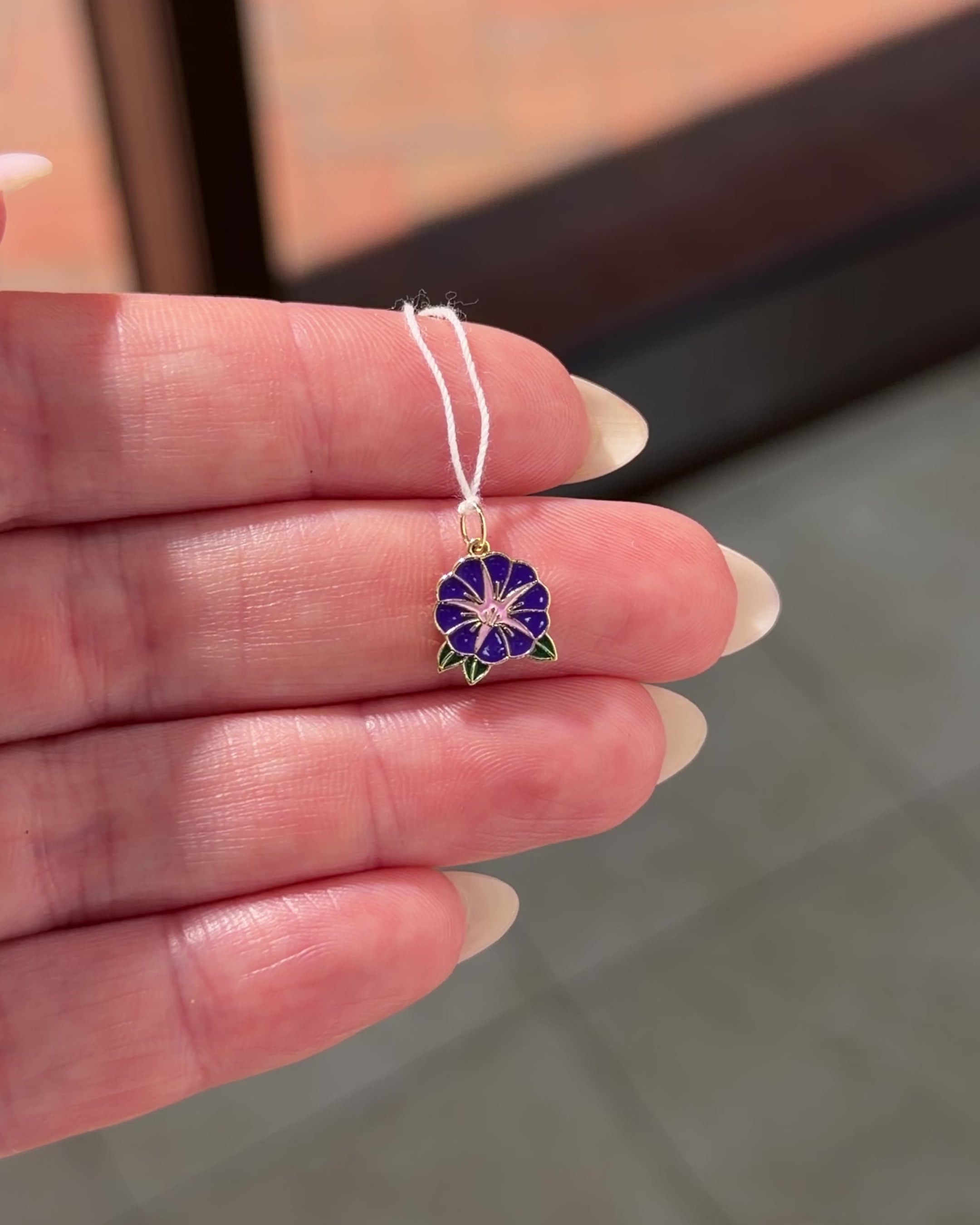 Morning Glory Charm