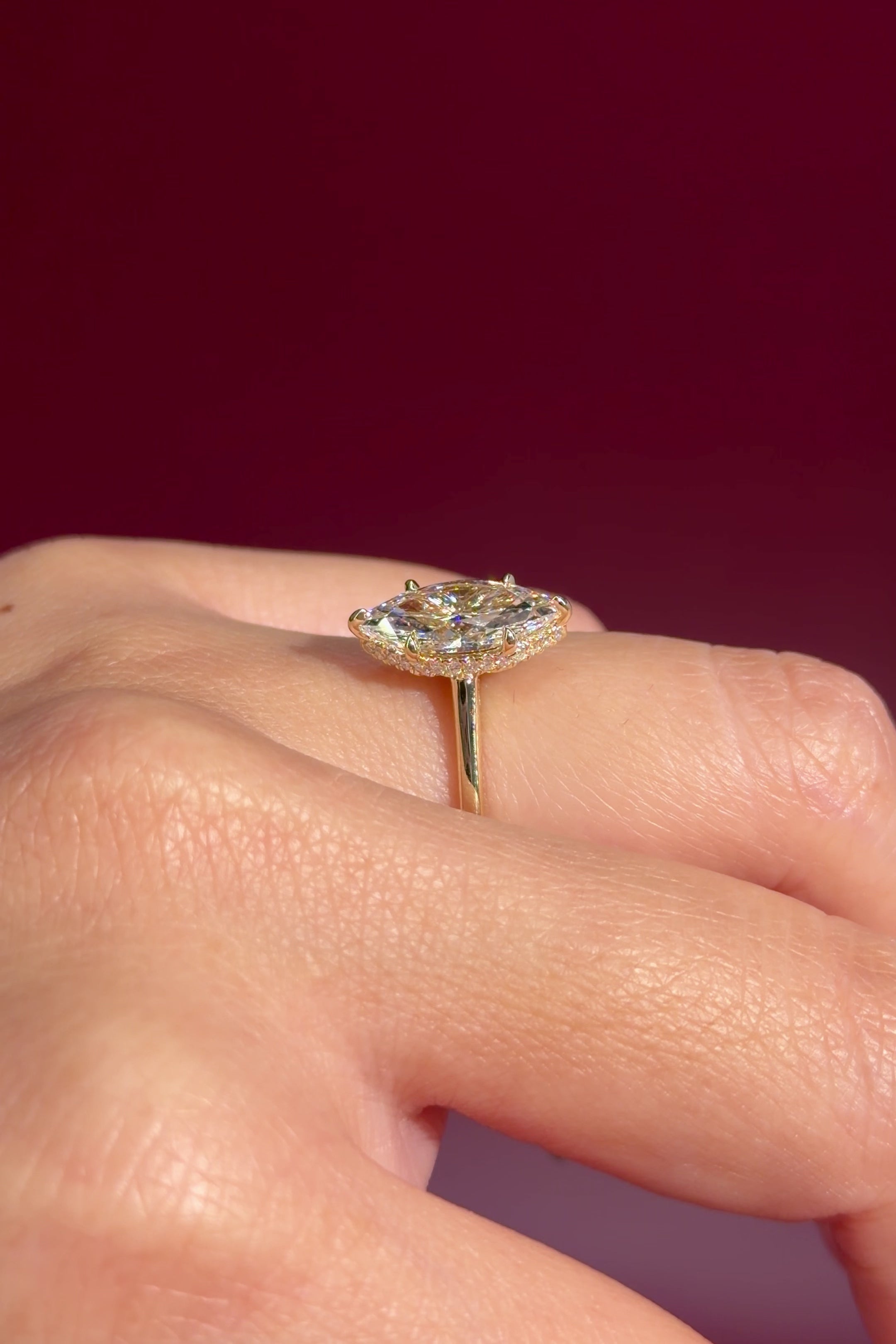 2.03ct D-VVS2 Marquise Lab Diamond Stella