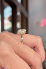 3.04ct D-VS1 Oval Lab Diamond Kayla
