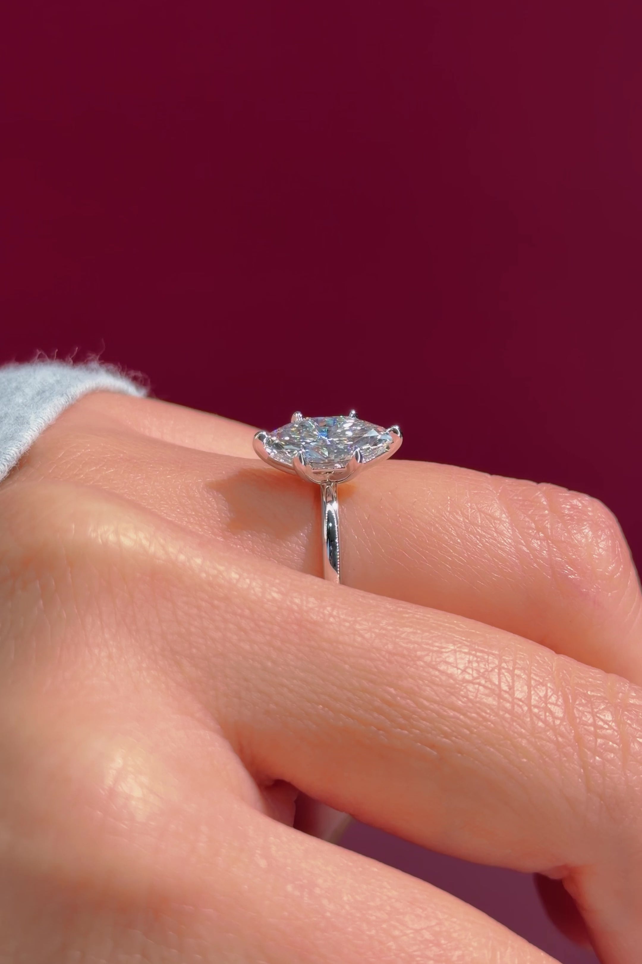 1.53ct D-VS1 Marquise Lab Diamond Leah