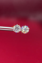 4.02ct Core Round Lab Diamond Martini Studs