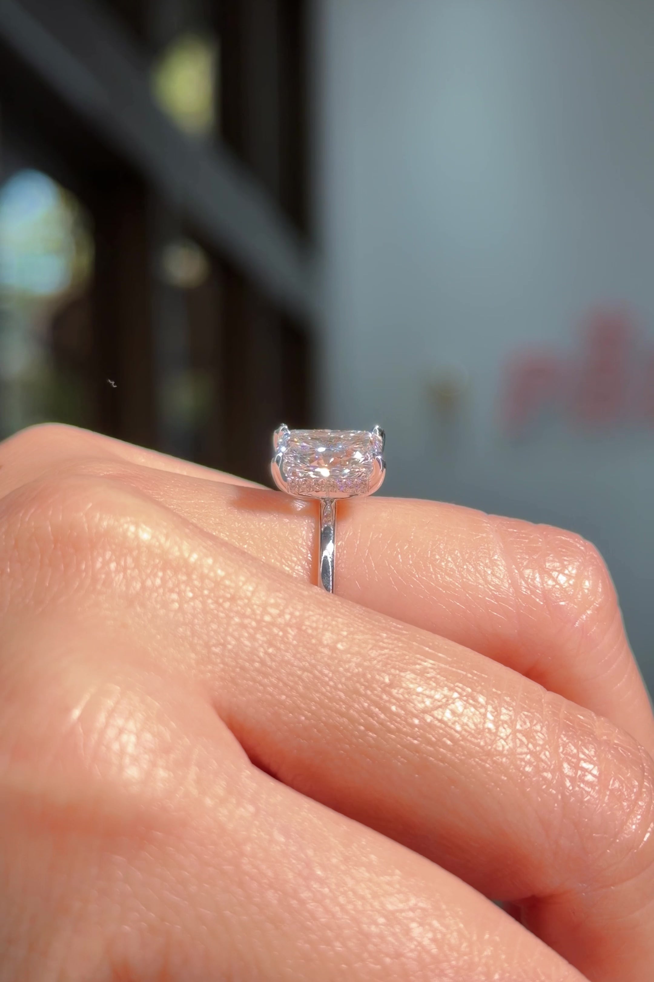 2.64ct E-VS1 Radiant Lab Diamond Kayla
