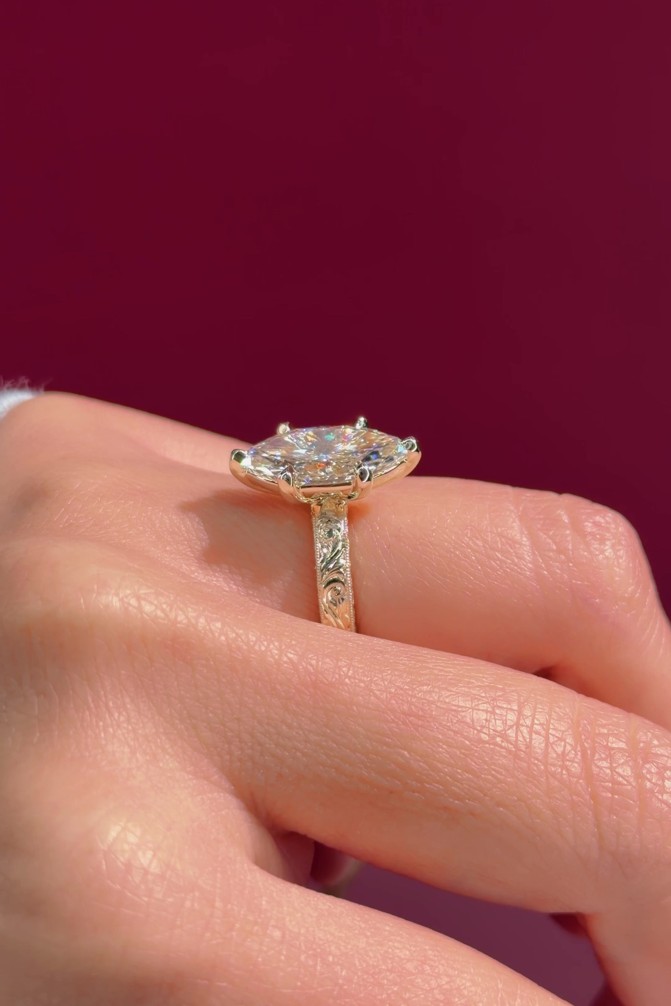 3.01ct D-VS1 Marquise Lab Diamond Kai