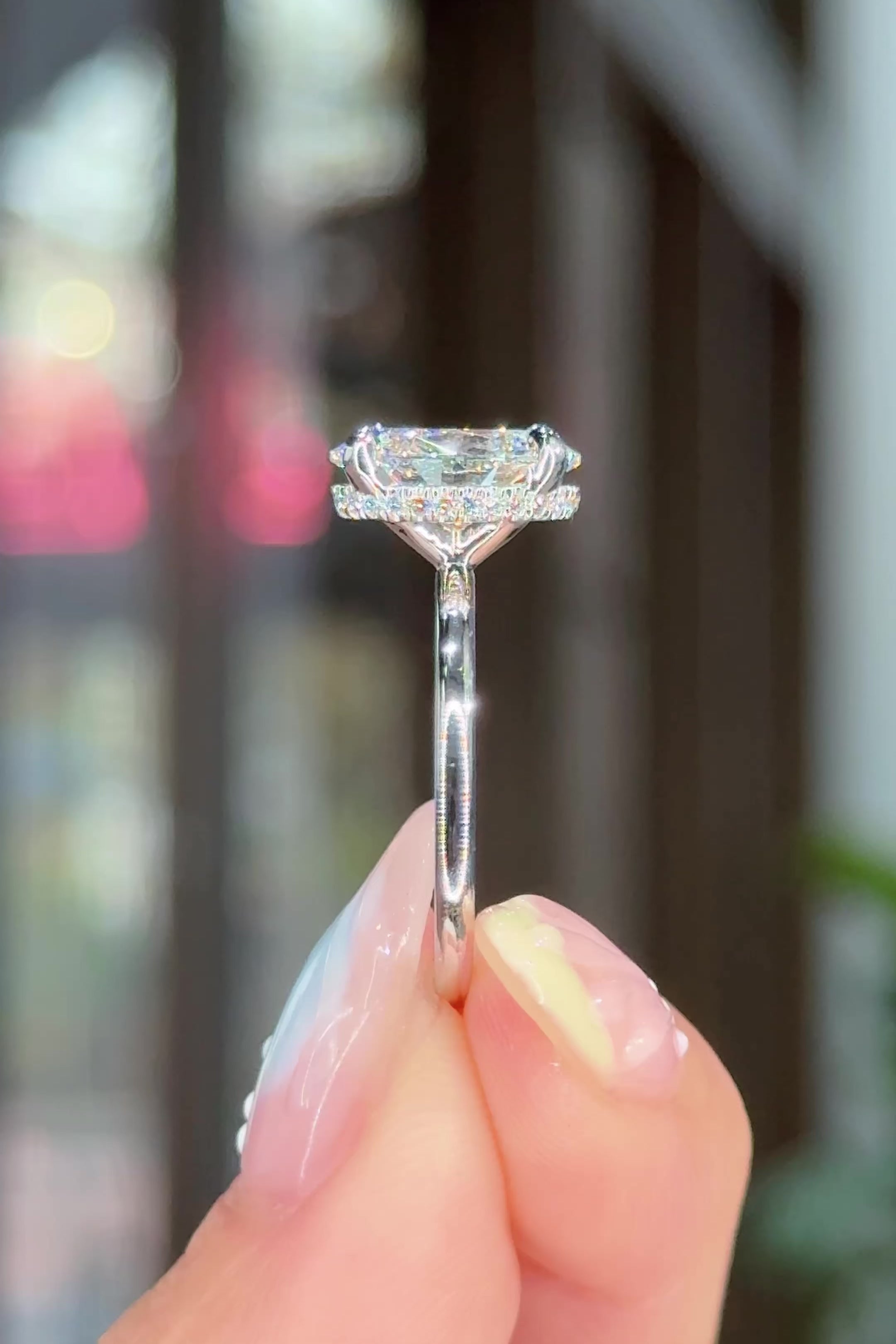 2.60ct D-VS1 Oval Lab Diamond Stephanie