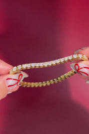 8ct Diamond Tennis Bracelet Yellow Gold