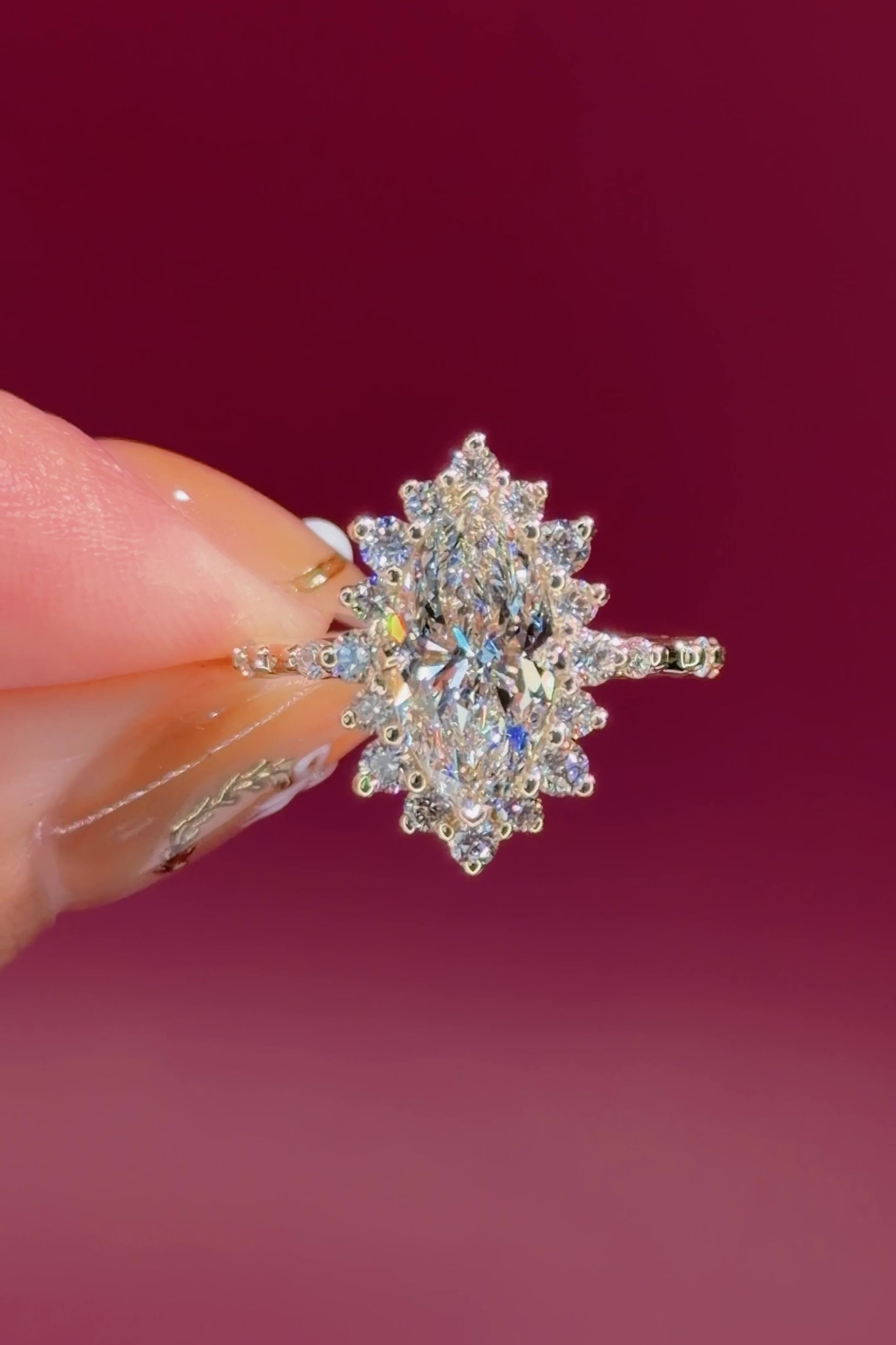 1.79ct E-VVS2 Marquise Lab Diamond Kaia