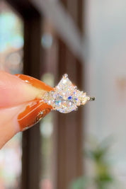2.07ct D-VS1 Pear Lab Diamond Nova