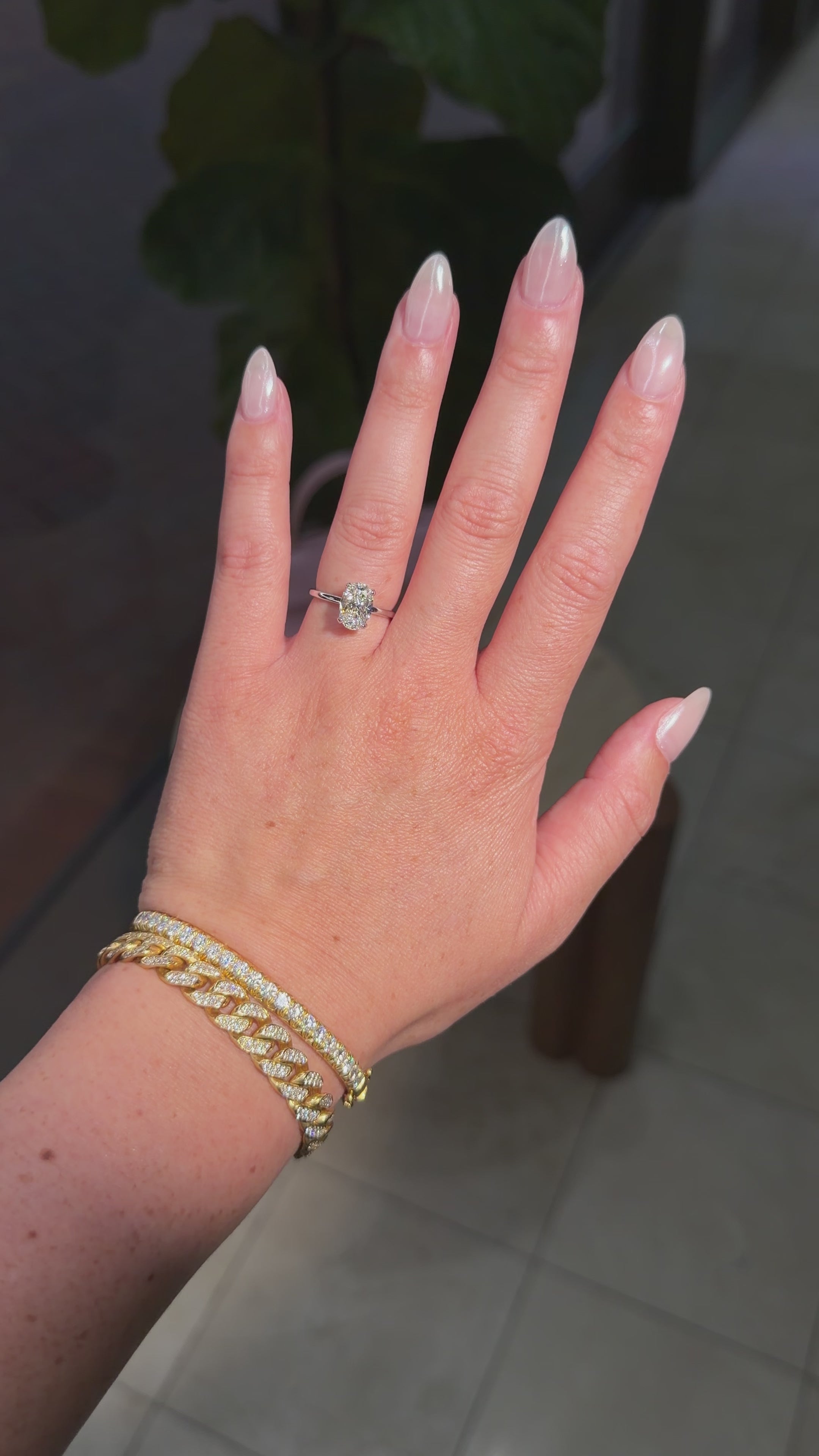 1.75ct D-VS1 Oval Lab Diamond Stephanie