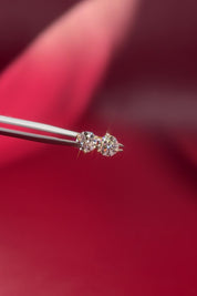 0.81ct Core Round Lab Diamond Martini Studs