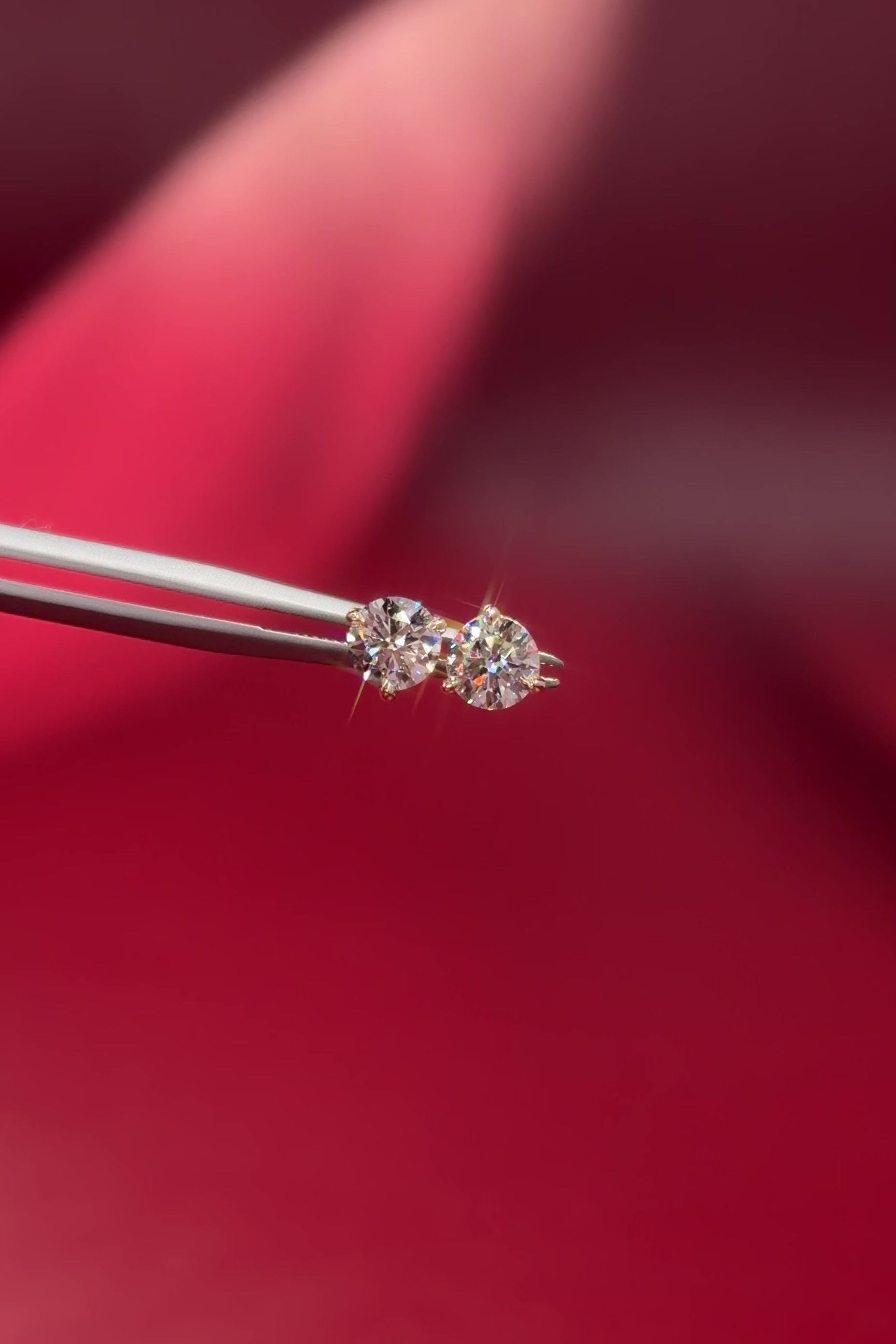 0.81ct Core Round Lab Diamond Martini Studs