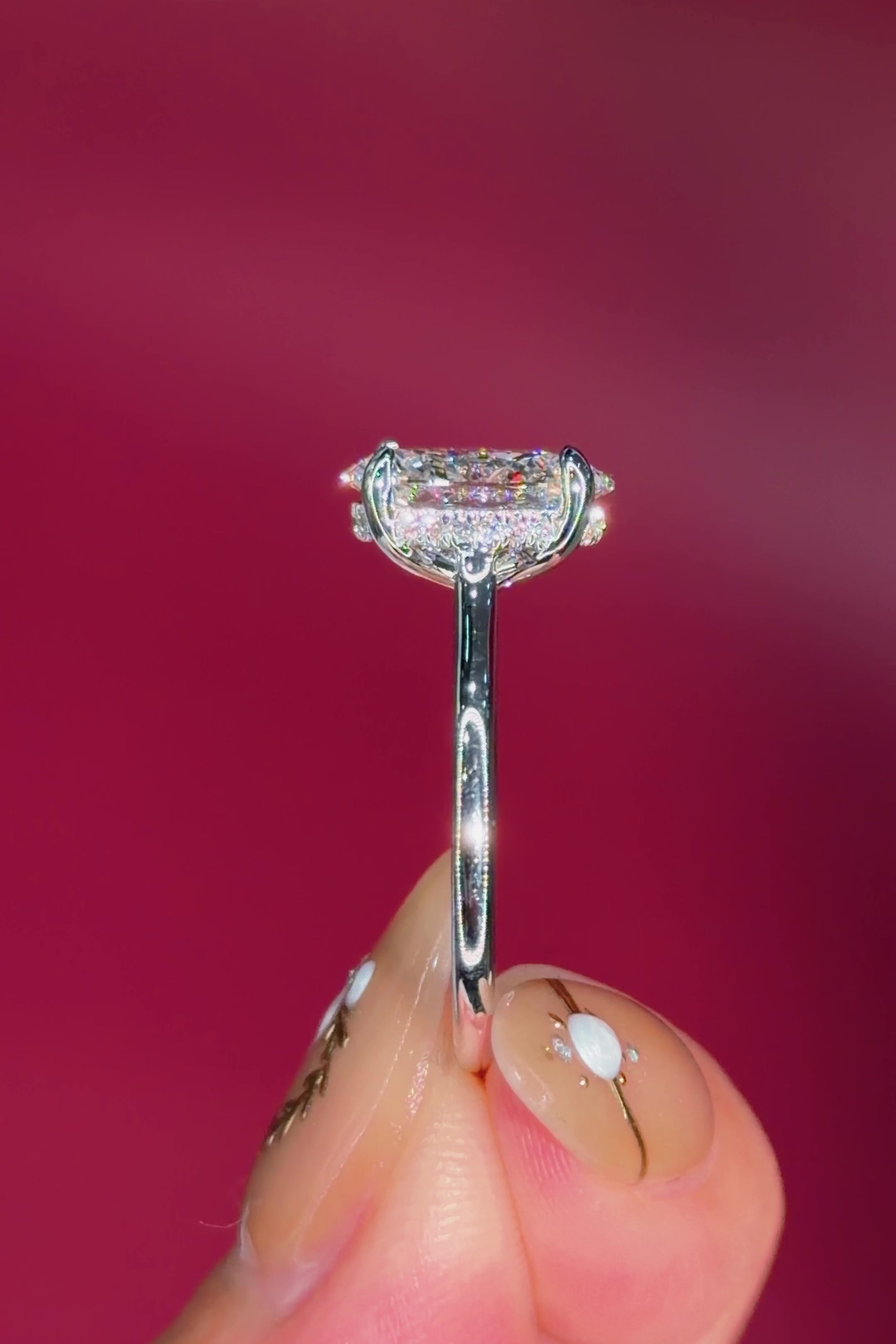 2.29ct E-VS1 Oval Lab Diamond Michelle