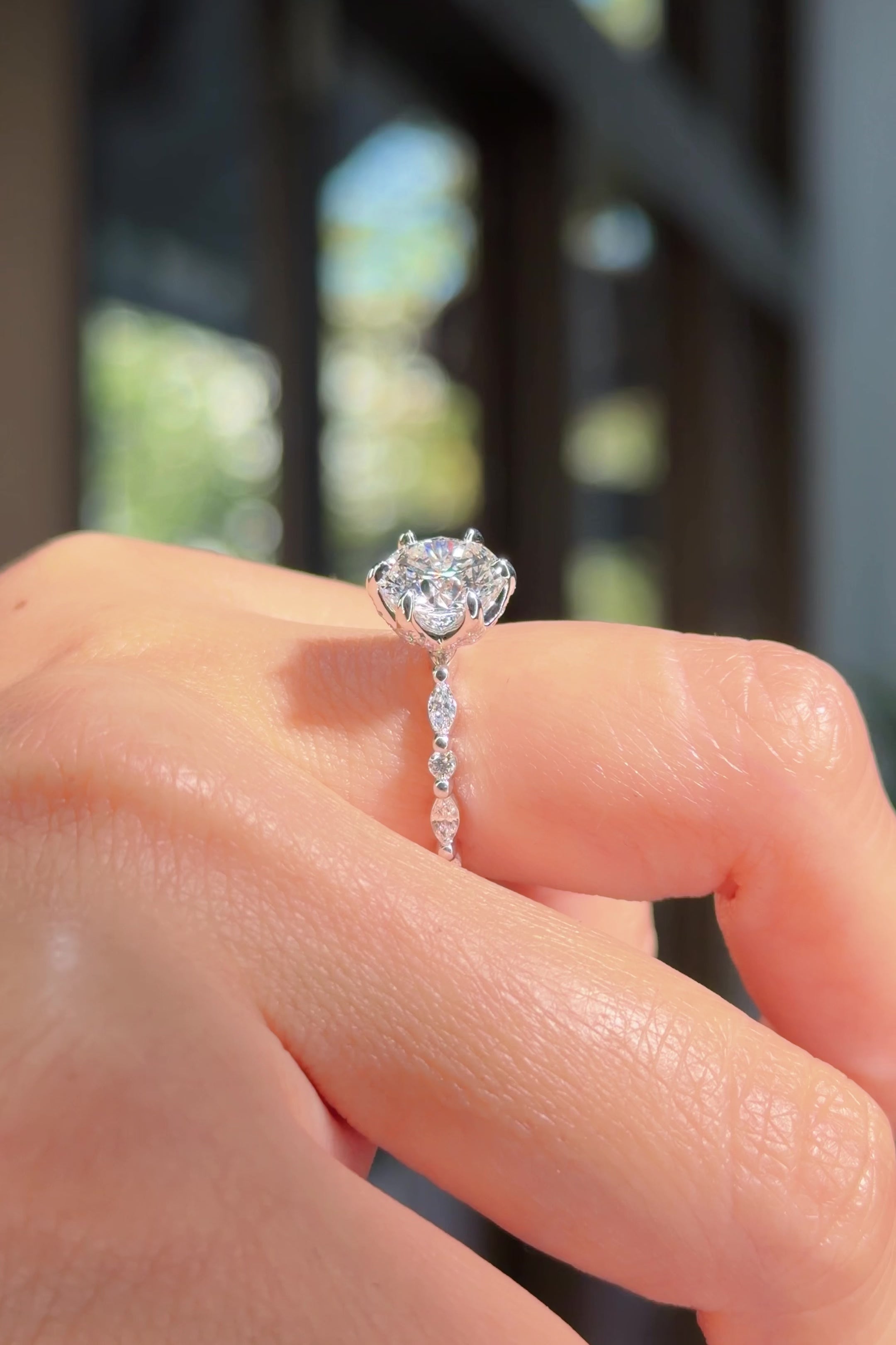 2.00ct D-VS1 Round Lab Diamond Ren