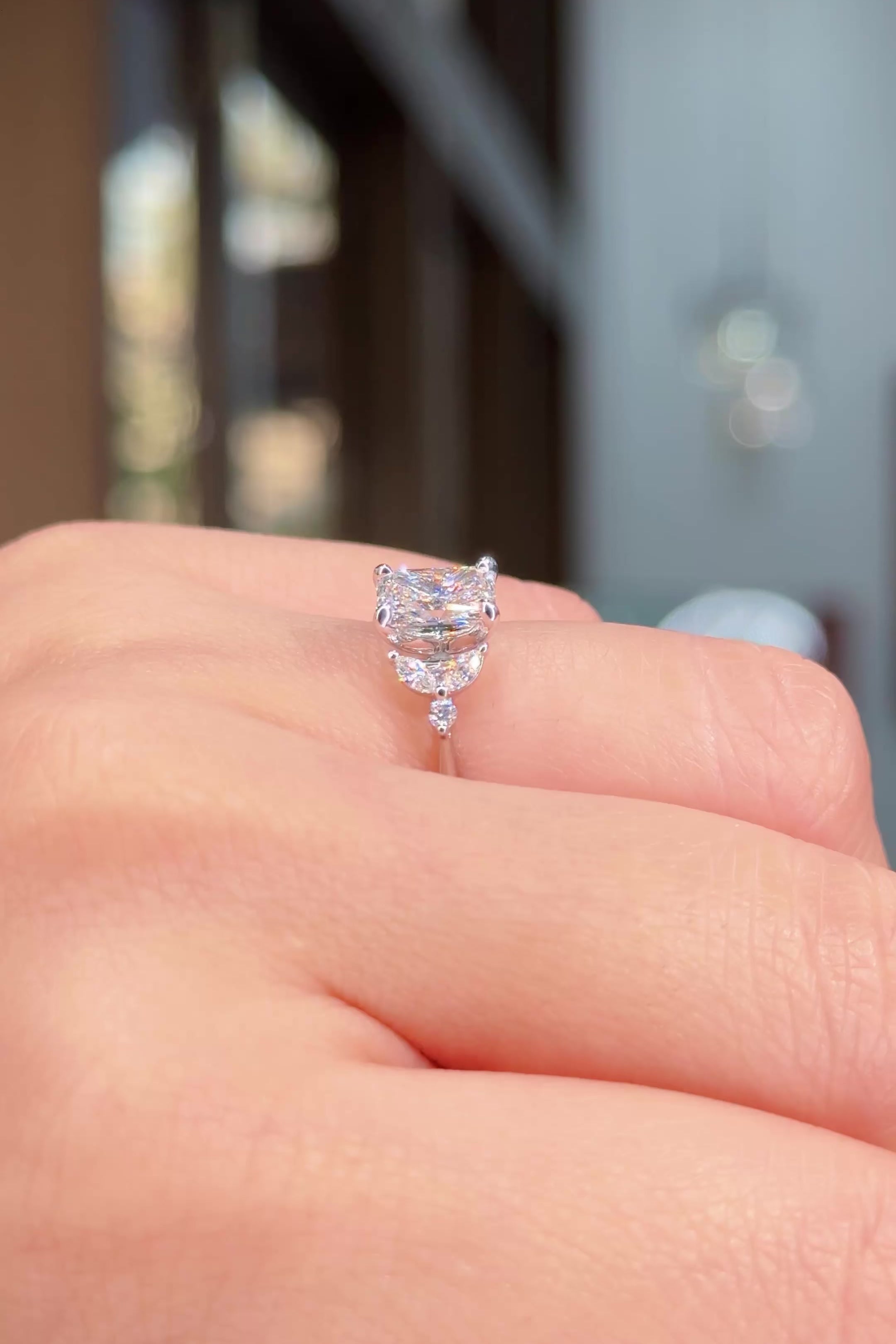 1.22ct D-VS1 Radiant Lab Diamond Sarah