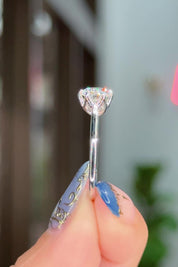 1.21ct D-VS1 Round Lab Diamond Victoria