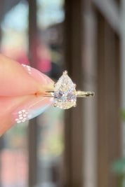 2.01ct D-VS1 Pear Lab Diamond Kayla
