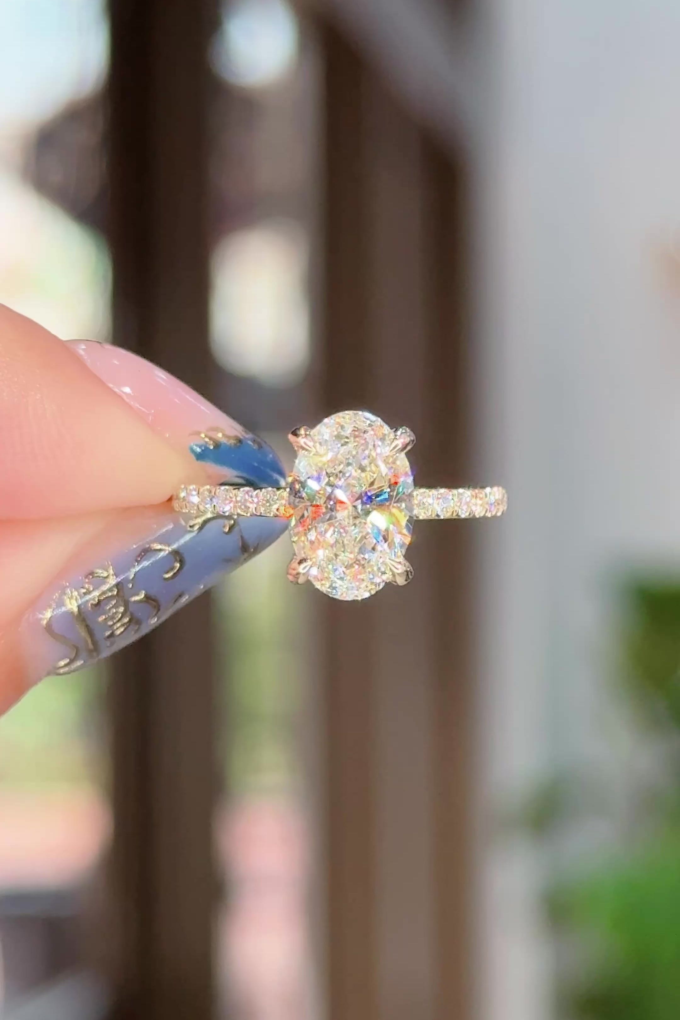 1.87ct D-VS1 Oval Lab Diamond Kayla