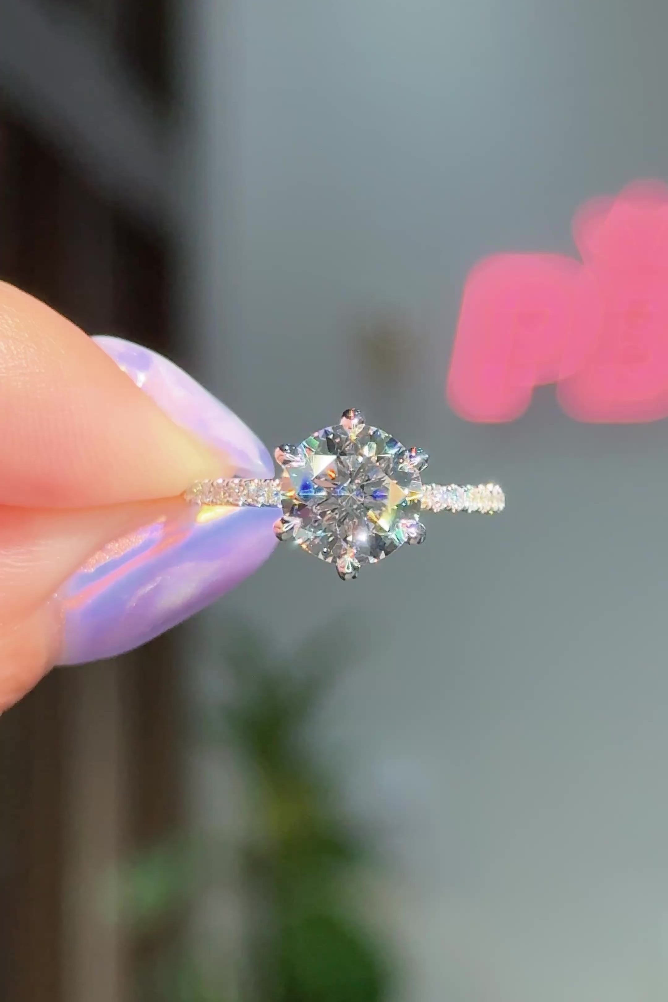 2.01ct D-VS1 Round Lab Diamond Samantha
