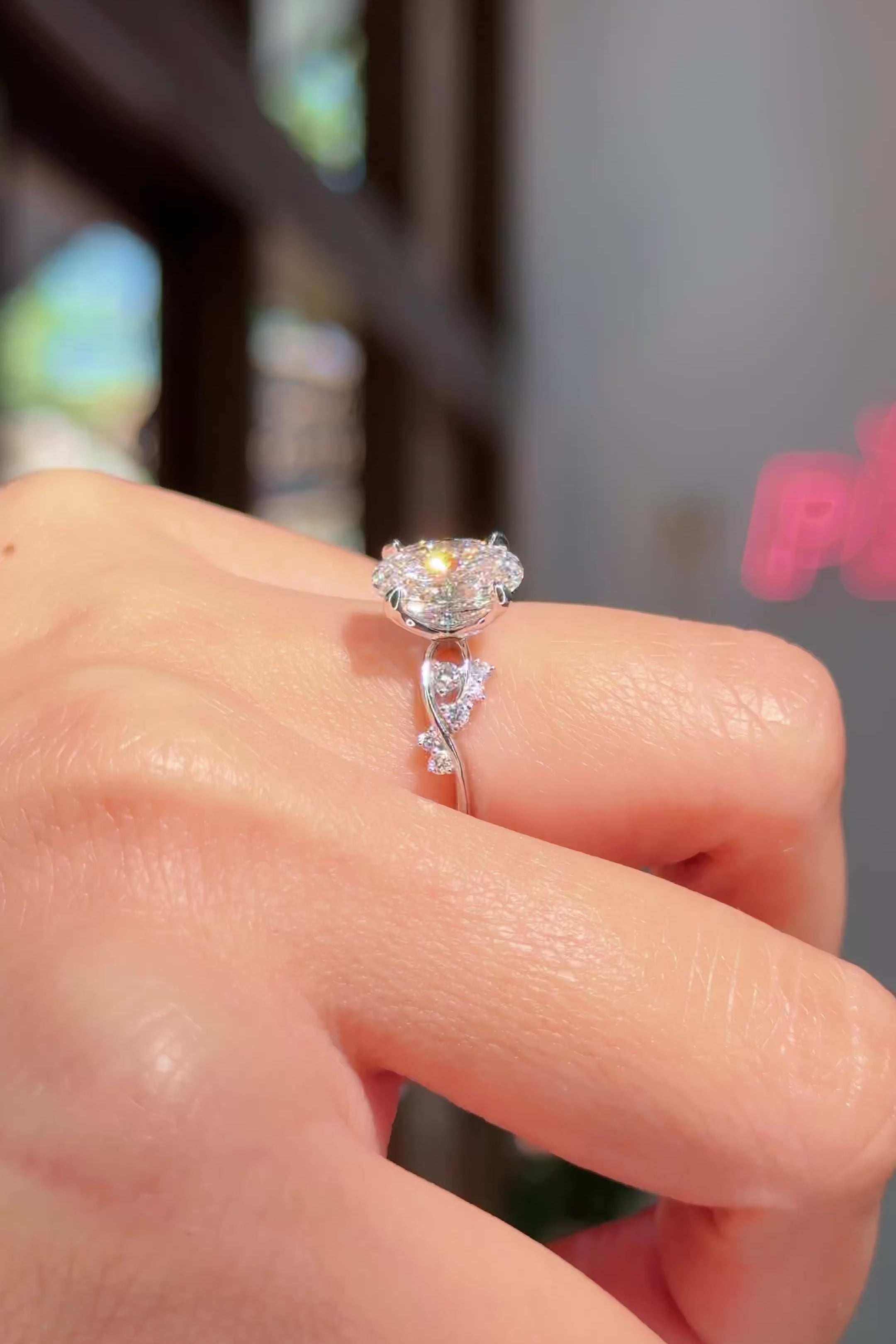 2.02ct D-VS1 Oval Lab Diamond Ariel